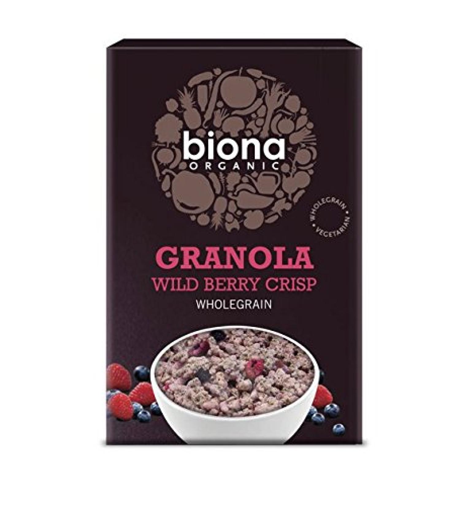 Biona Granola de baies sauvages bio 375 g (bo te de 6)