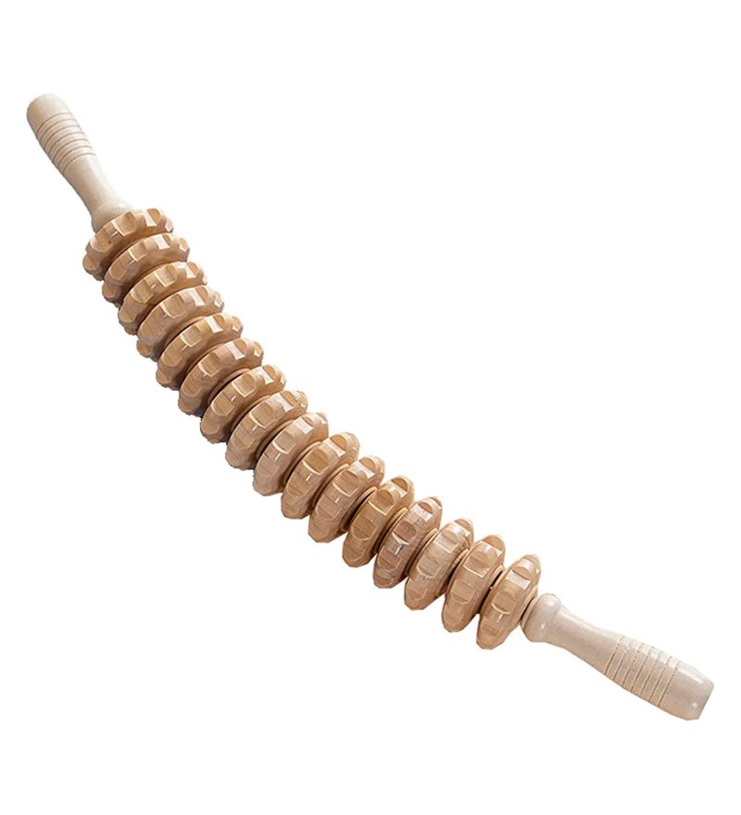 Beautybigbang Wooden Massager - Hand Roller & Trigger Point Massage Device for Fascia Cellulite Relief Sore Muscle Relief & Body Recreation | 12 Rolls - Buy Online on GoSupps.com