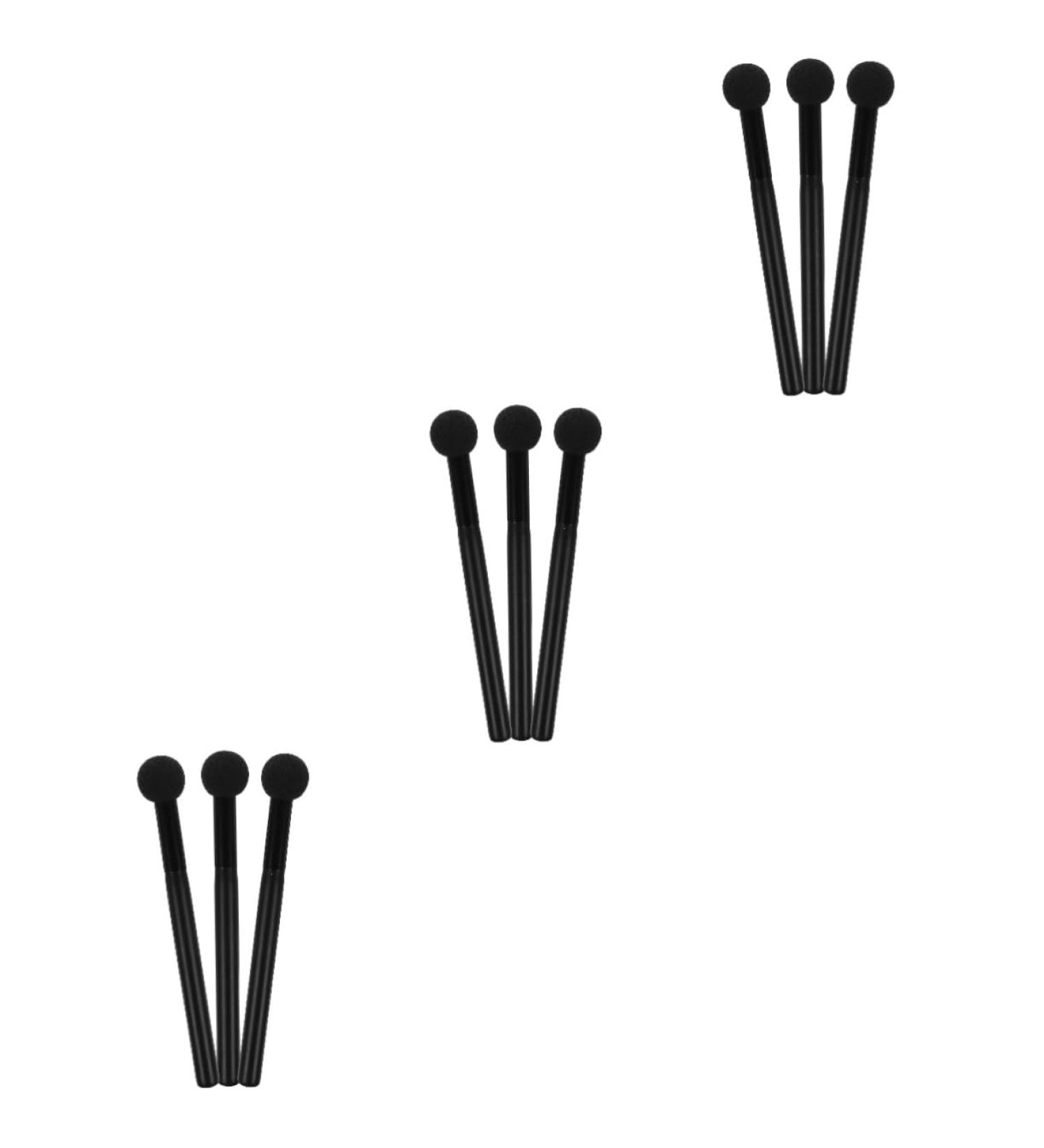 Buy Minkissy 9 Pcs Makeup Brush Set - Concealer Sponges Foundation Applicators & Eyeshadow Brushes for Flawless Makeup Application - Buy Online on GoSupps.com