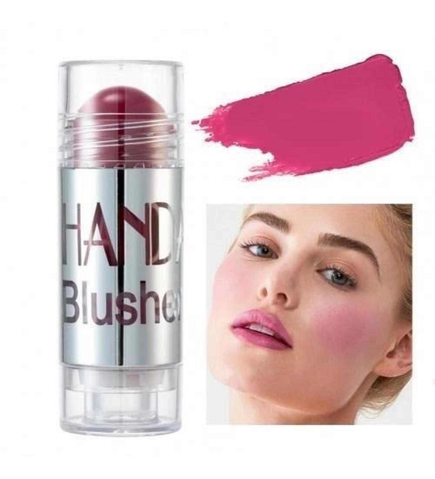 8Colors Blush Highlighter Bronzer Contour Shadow Cream Cheek Blusher Blush Stick Face Makeup Pink Blusher (Color : 06) - Buy Online on GoSupps.com