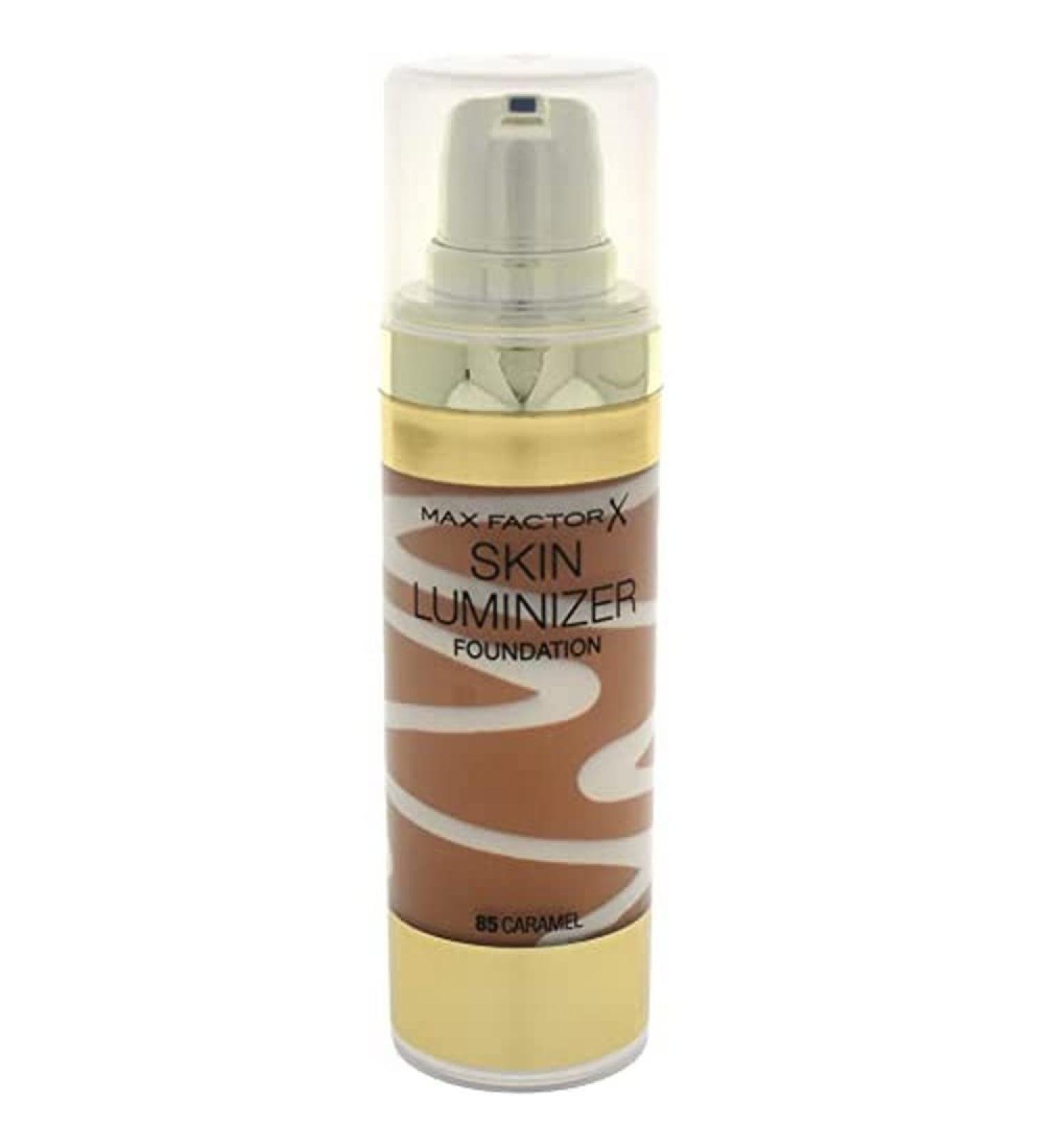 Max Factor Skin Luminizer Miracle Foundation No. 85 Caramel - 1 oz | Radiant Finish for All Skin Types - International Shipping Available - Buy Online on GoSupps.com