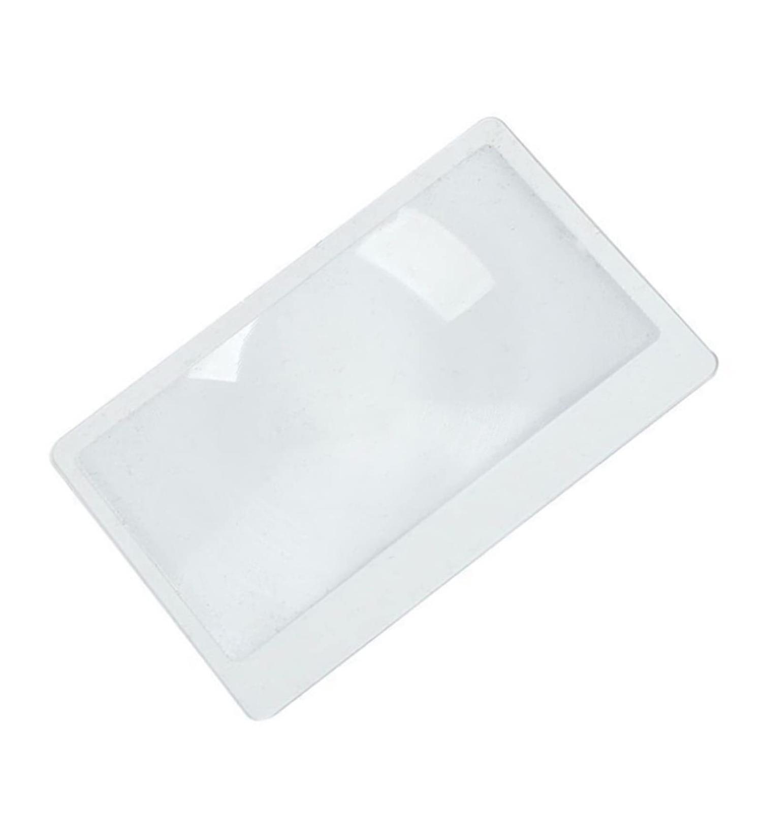 AJOIDR Thin Fres-nel Lens Pocket Size Magnifier Lenses Credit Card Magnifier for Reading or Fire Starter 3X Seniors Present - Buy Online on GoSupps.com