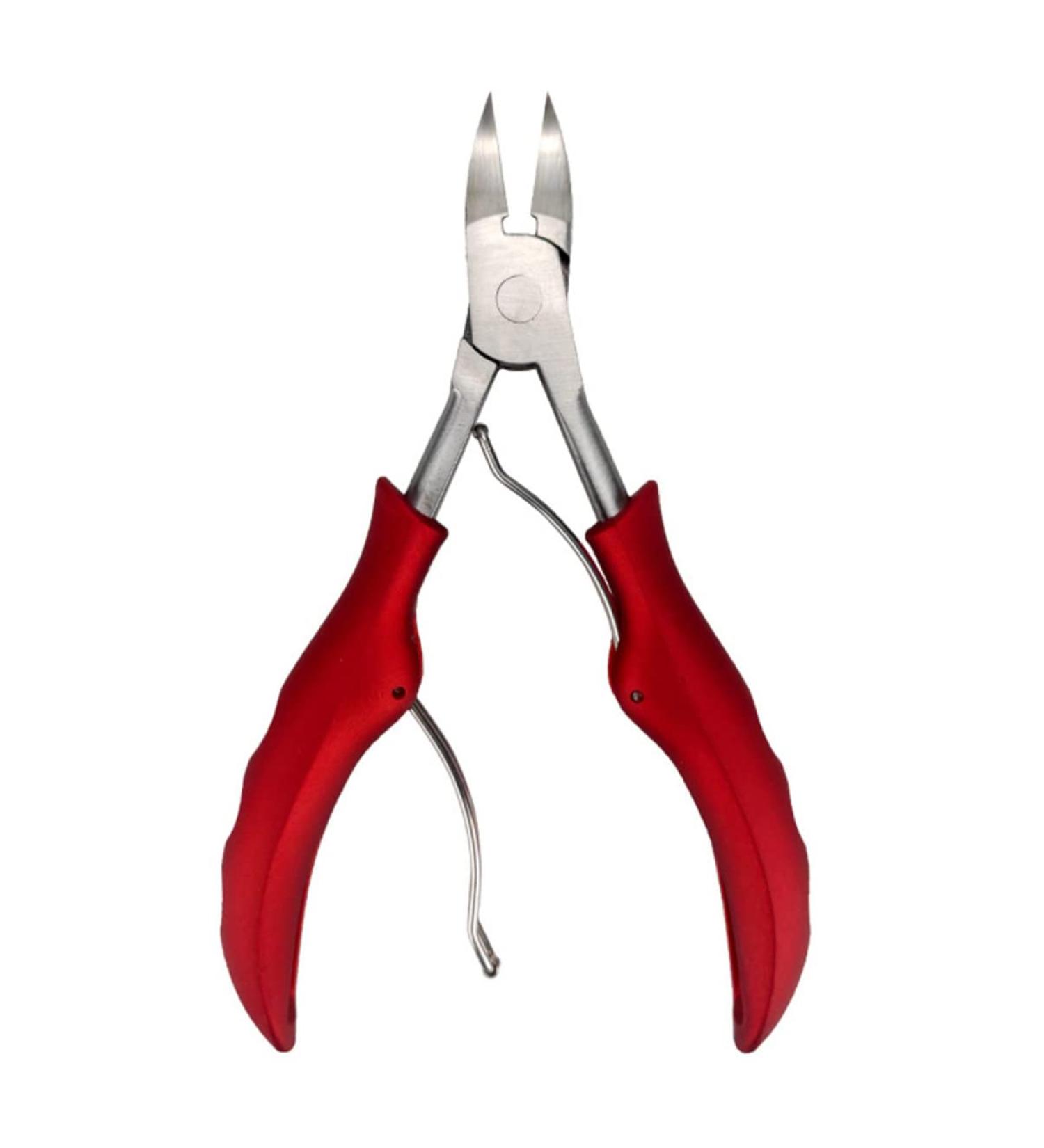 FRCOLOR 1pc for Using Manicure Paronychia Supplies Making Chain Thick Clamp and Premium Salon Women Nipper Toe Clipper Grooming Plier Home Effortless Nails Craft Men Cuticle Nose 13.8x6.8cm Red - Buy Online on GoSupps.com