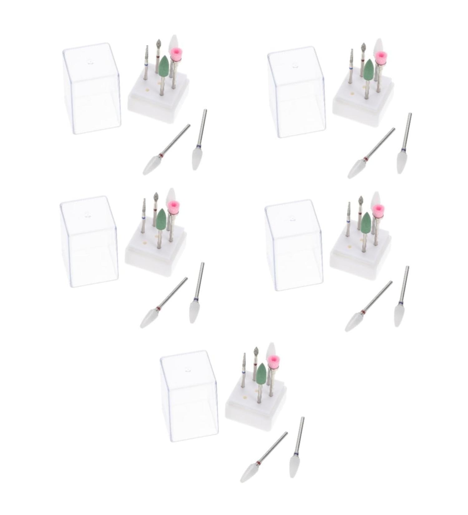 FRCOLOR 5 Sets Nail Clipper Grinding Head Diamond Carbide Nail Drill Bit Ceramic Cuticle Bit Nail Kit Nail Art Tool Ceramic Tools Drill Bits for Nails Brocas para Supplies Manicure Nylon - Buy Online on GoSupps.com