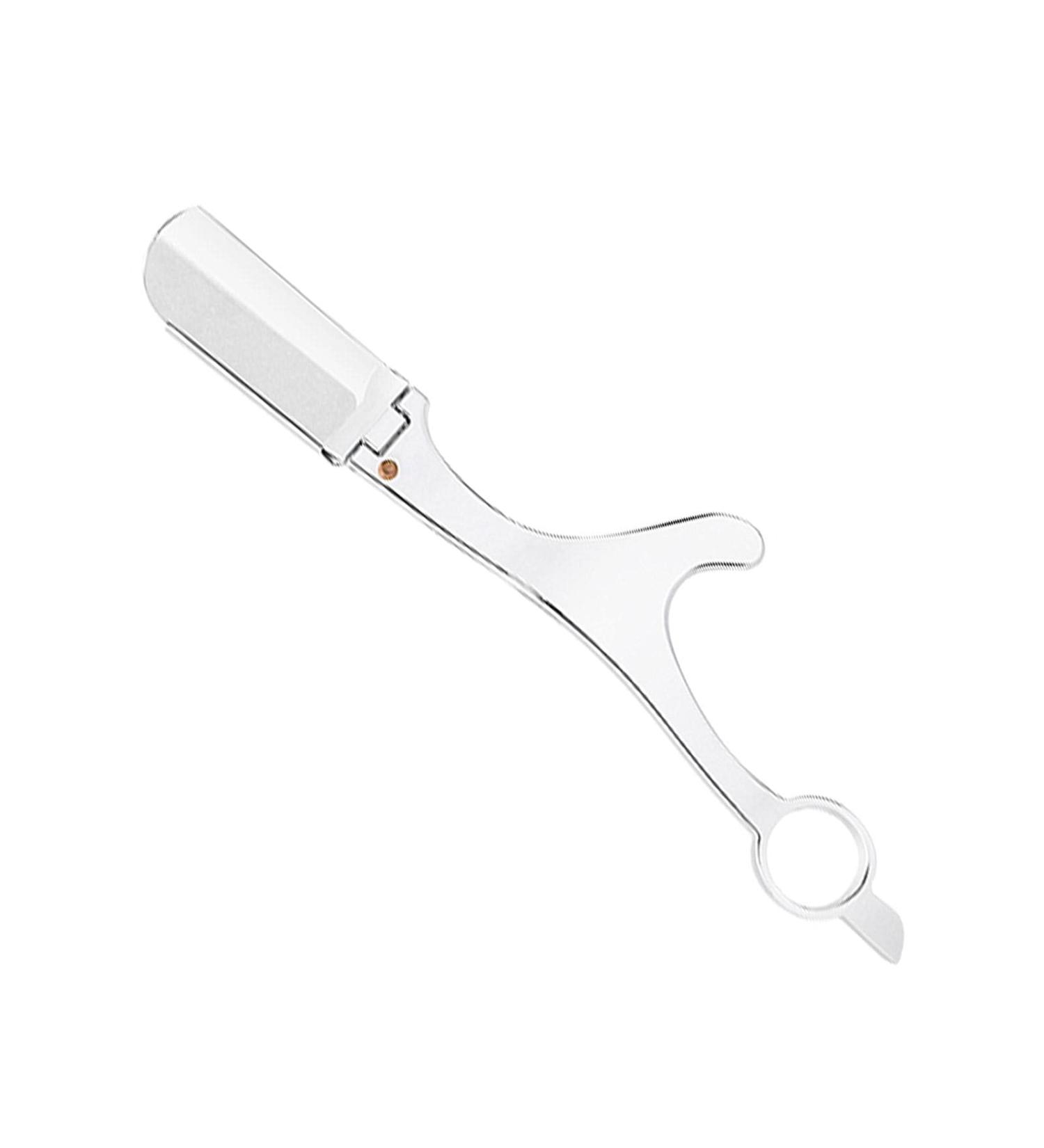 Razor Straight Edge Seal Streamlined Hair Trimmer | Zinc Alloy Manual Shaver Tool for Home & Salon - Perfect for Men - Buy Online on GoSupps.com