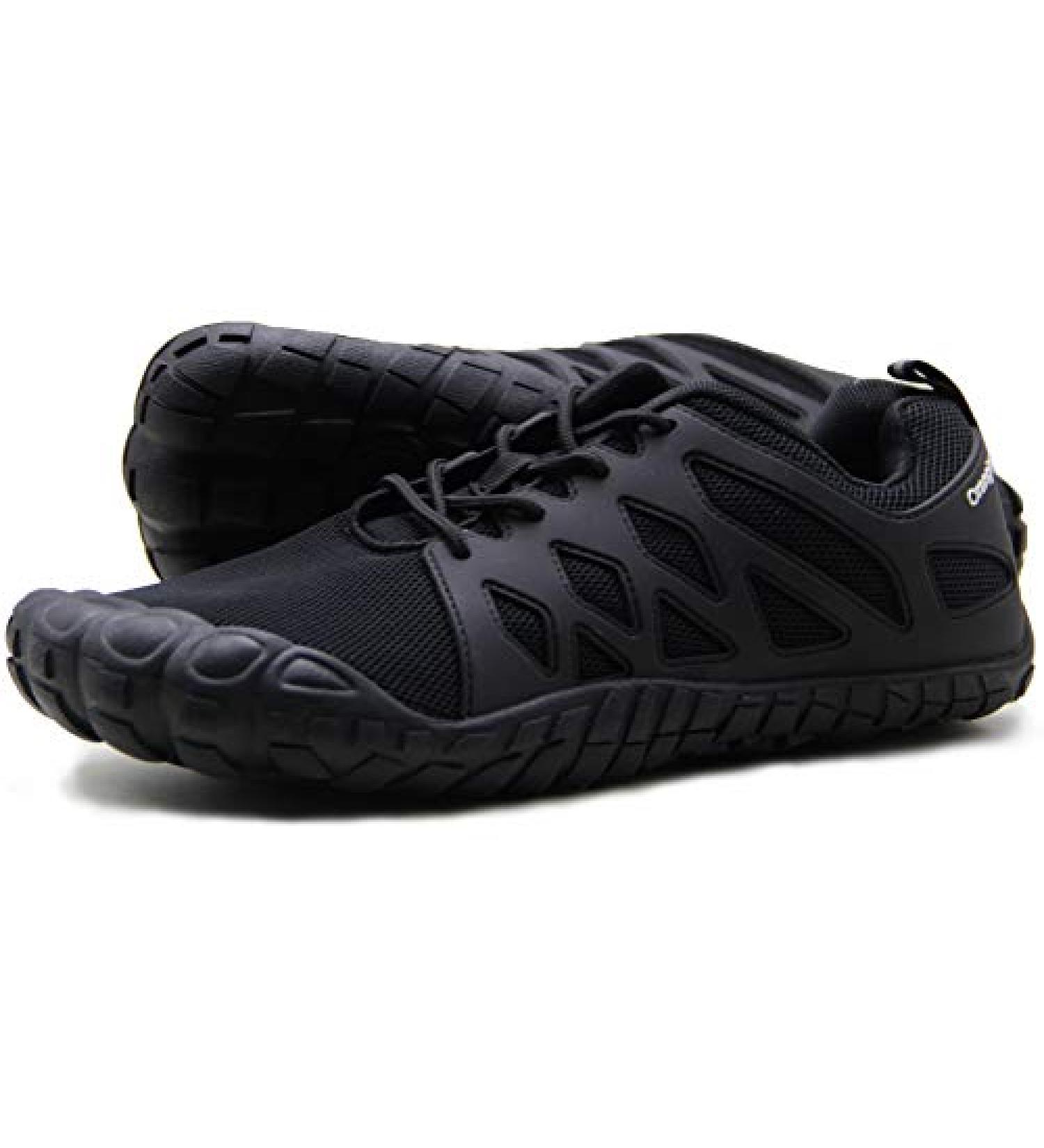 Oranginer Men's Barefoot Shoes - Big Toe Box - Minimalist Cross Training Shoes, Men's Size 11, 3-black - Buy Online on GoSupps.com