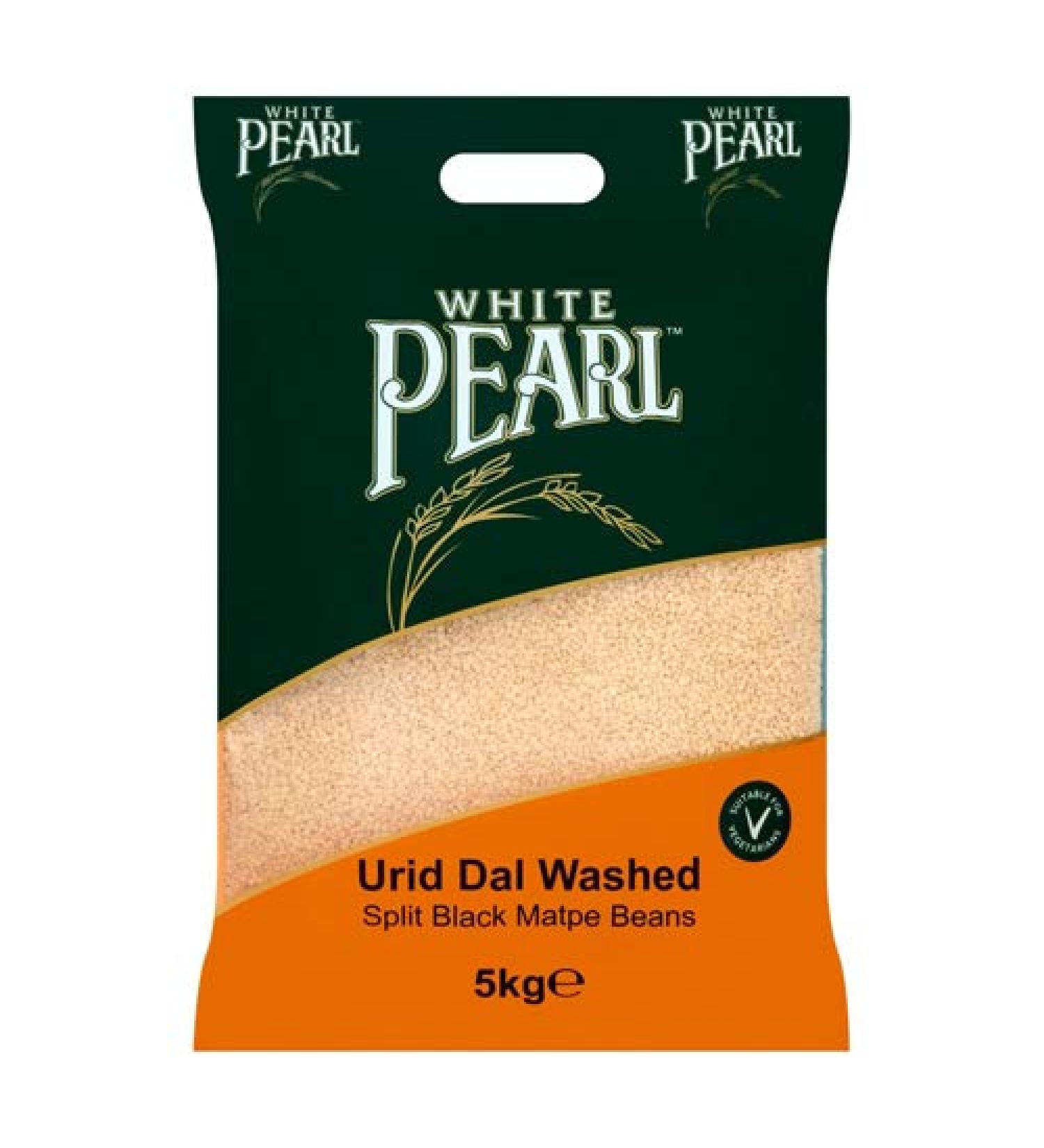 White Pearl Urid Dal Washed - 5kg