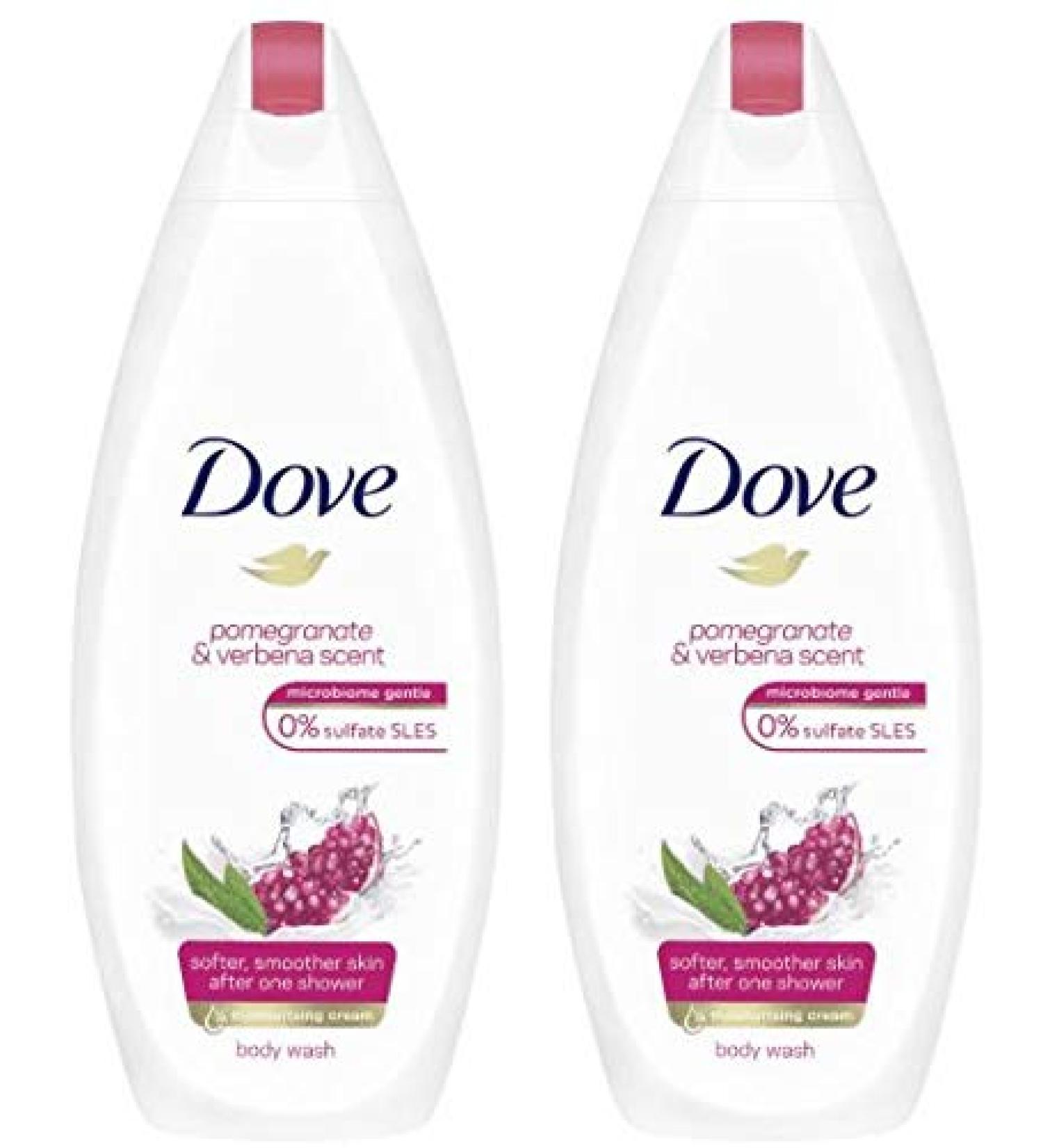Where Dove Pomegranate & Hibiscus Tea Body Wash 225ml Pack of 2