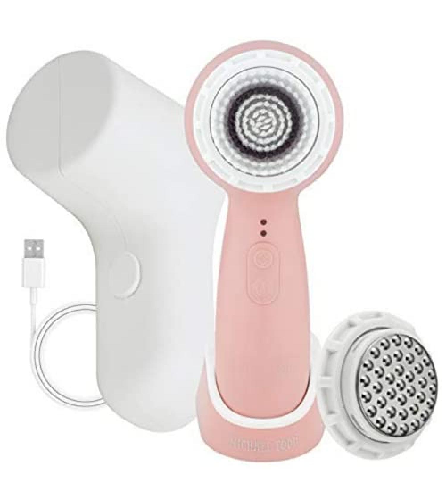 Michael Todd Beauty Soniclear Petite Facial Cleansing Brush System - 3-Speed Exfoliating Face Brush - Buy Online on GoSupps.com