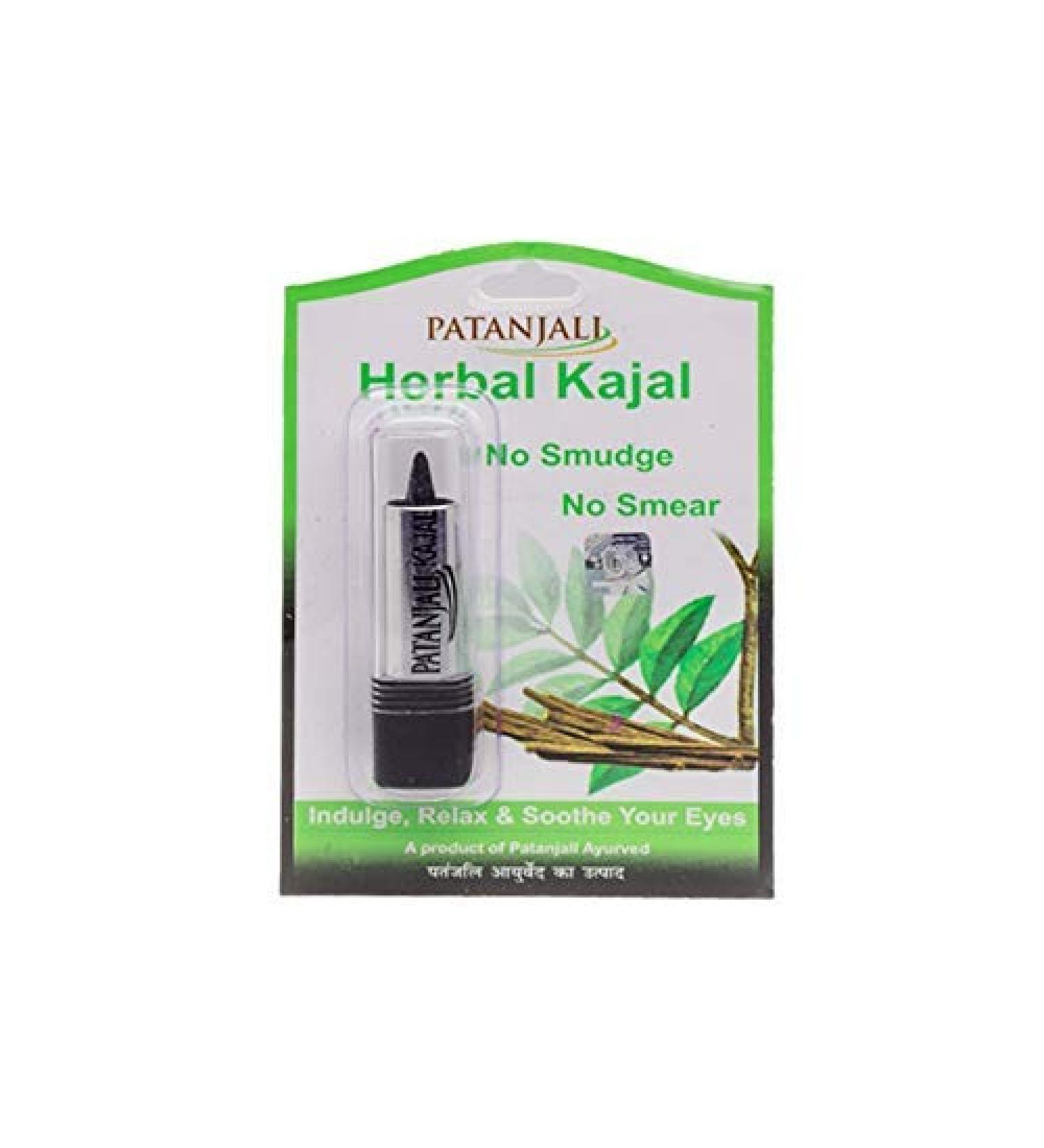 Baba Ramdev Patanjali HERBAL KAJAL 3gm Natural Herbal