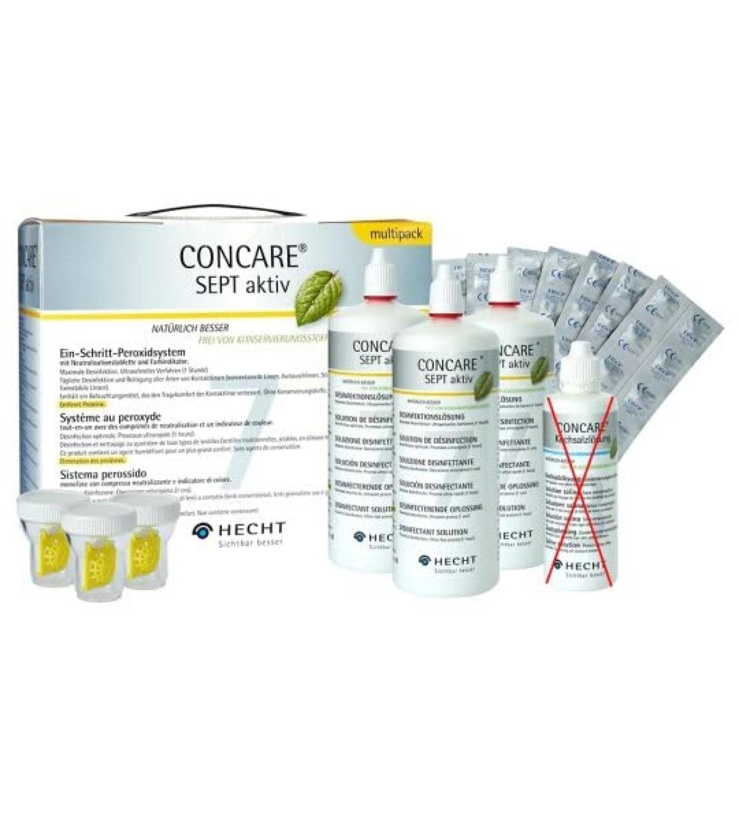 Concare Sept active Multipack (WITHOUT 100ml saline solution)