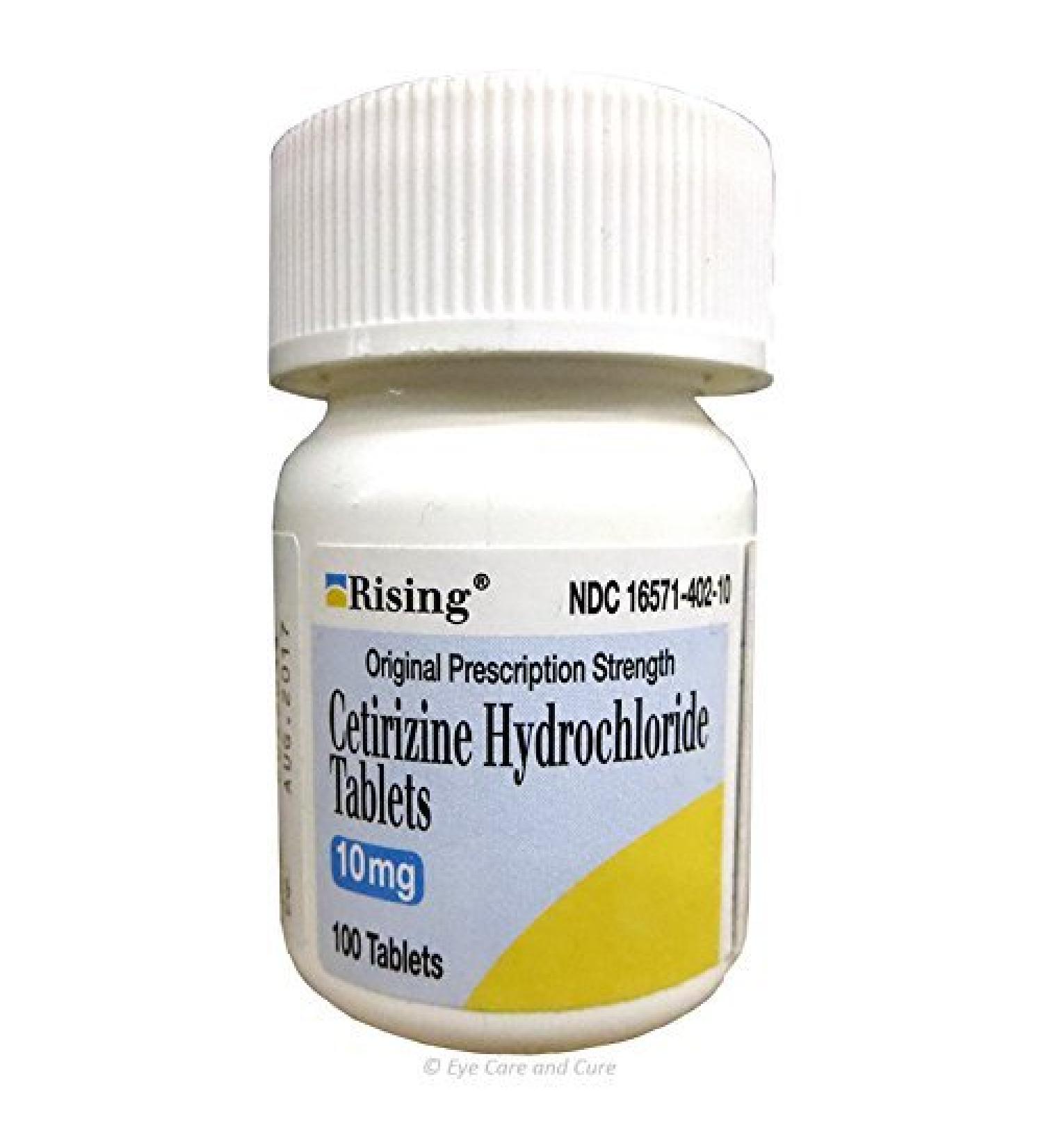 CETIRIZINE 10 mg 100 Tablets Pack of 4