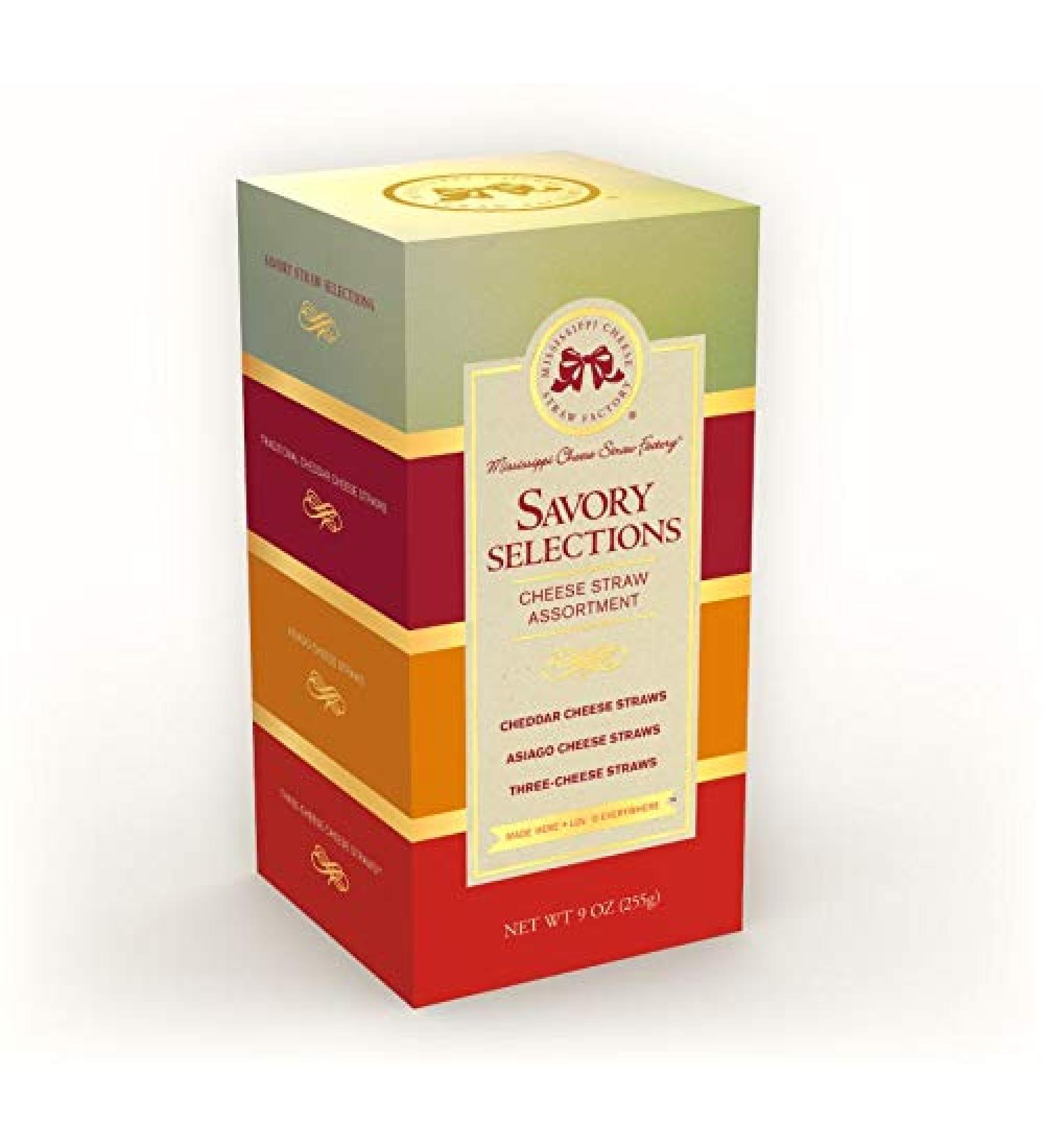 Mississippi Cheese Straw Factory Savory Selections Assortment - 9oz - Buy Online on GoSupps.com