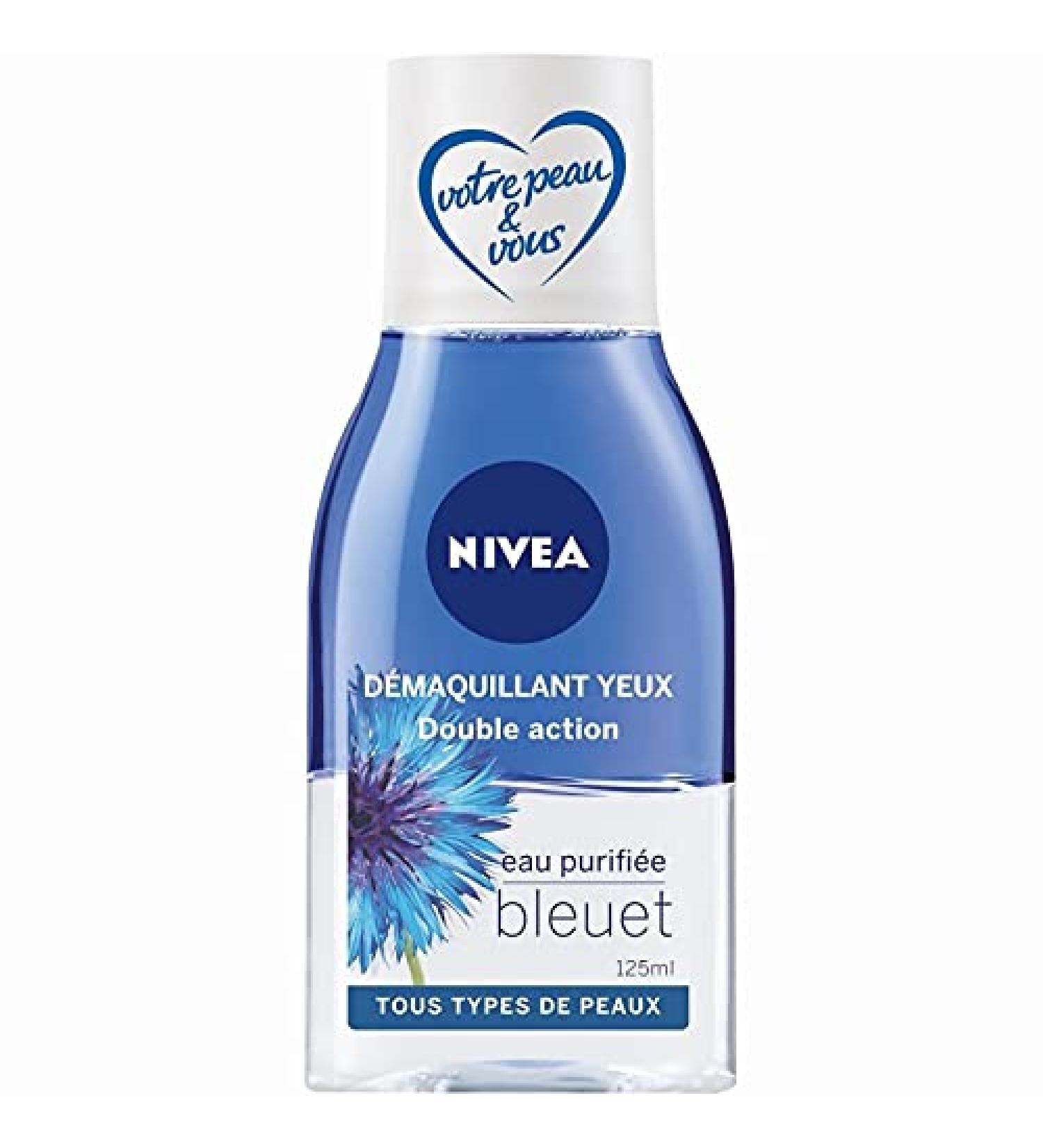 Sans Marque - D maquillant Yeux Waterproof 125ml - Nettoyant Visage Doux et Efficace - Hydratant et Apaisant - Formule Non Grasse - Pour une Peau Propre et - Lot De 3 - Vendu Par Lot