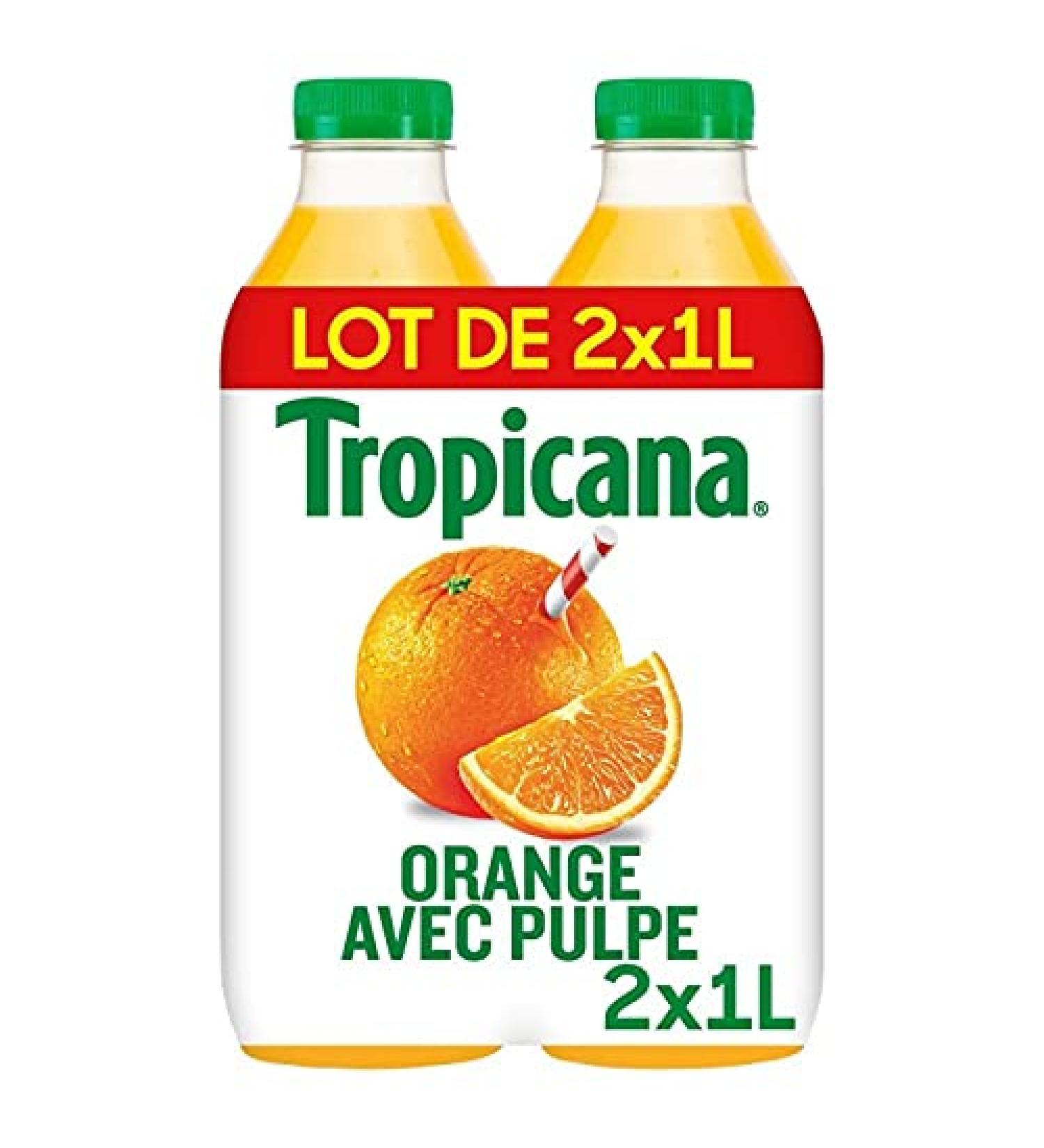 TROPICANA - Tropicana Pure Premium Orange With Pulp 2X1L - One Item