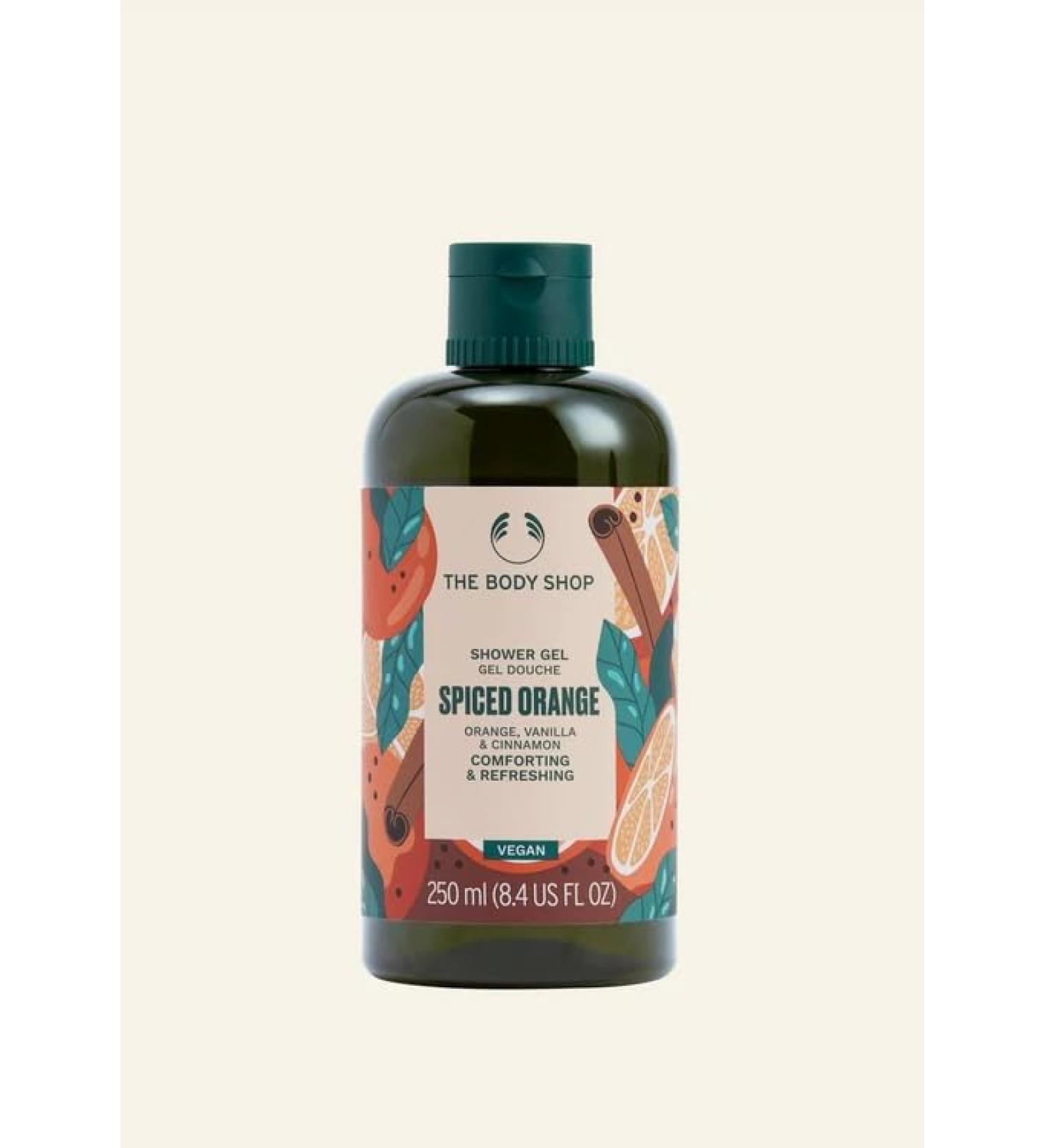 The Body Shop Spiced Orange Shower Gel 8.4 Fl Oz
