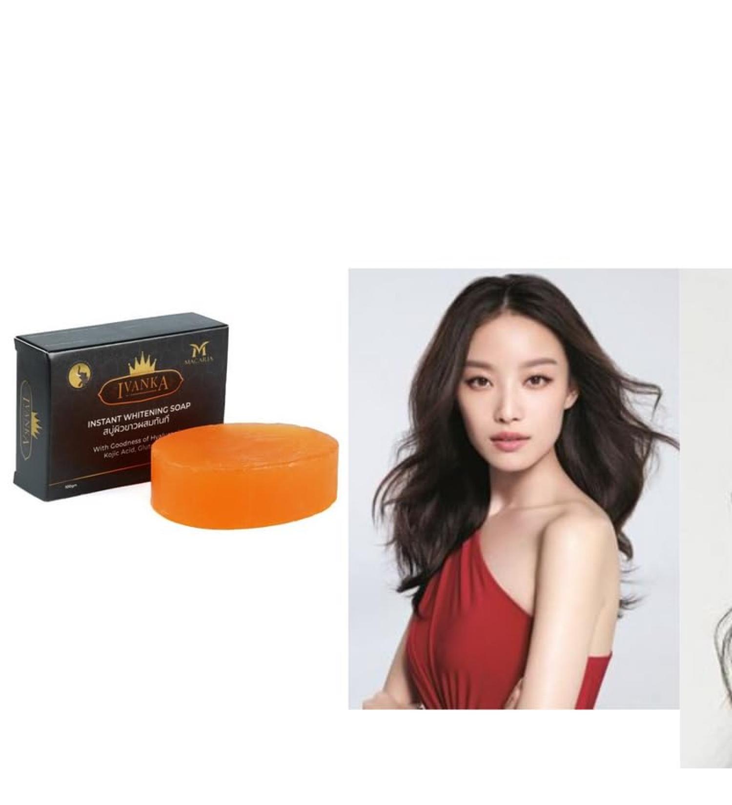  MACARIA Ivanka Instant Whitening Soap Kojic Acid Body Whitening Soap - Buy Online on GoSupps.com