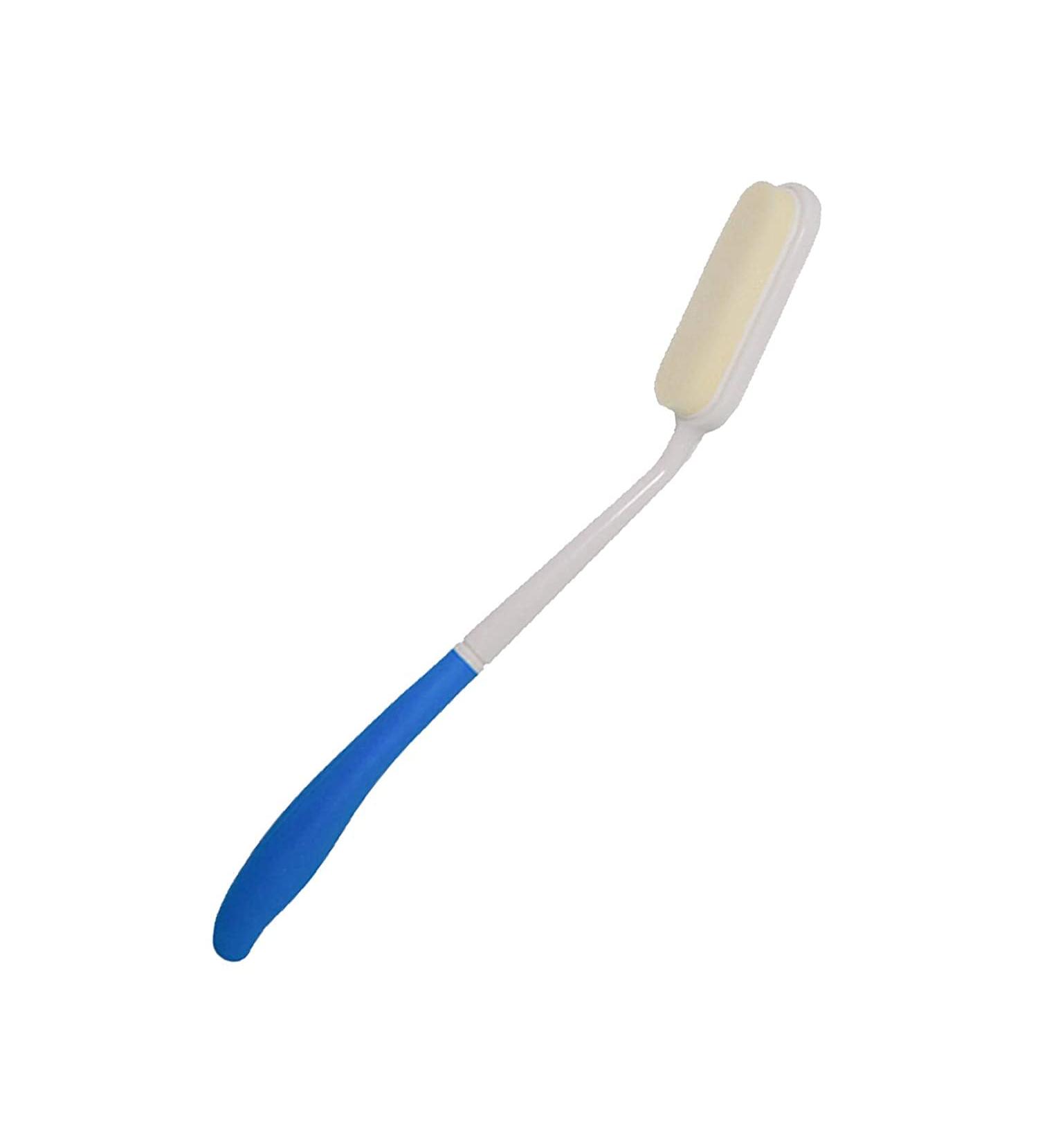 Kangwell Back Bath Brush with Long Handle Long Curved Body Brush -Sponge Back Scrubber for Elderly Aid Bathing and Shower
