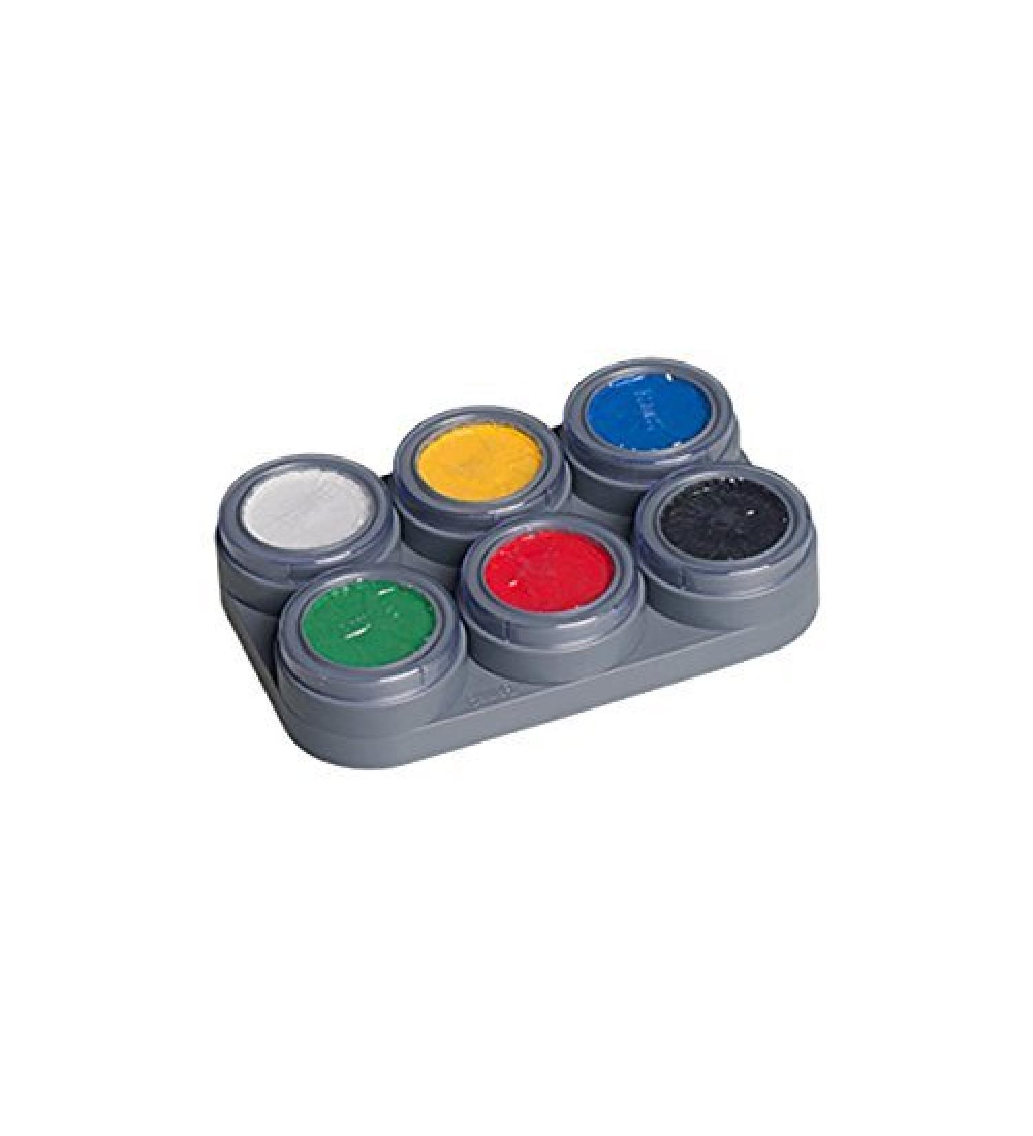 Grimas Water Make Up Palette 6 colors