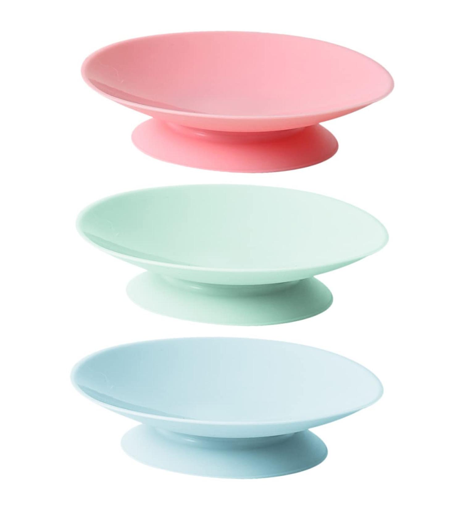 3pcs Healvian Kids Bowl Suction Pad Stickers - Suction Cup Silica Gel, Sucker for Strong Grip - Buy Online on GoSupps.com