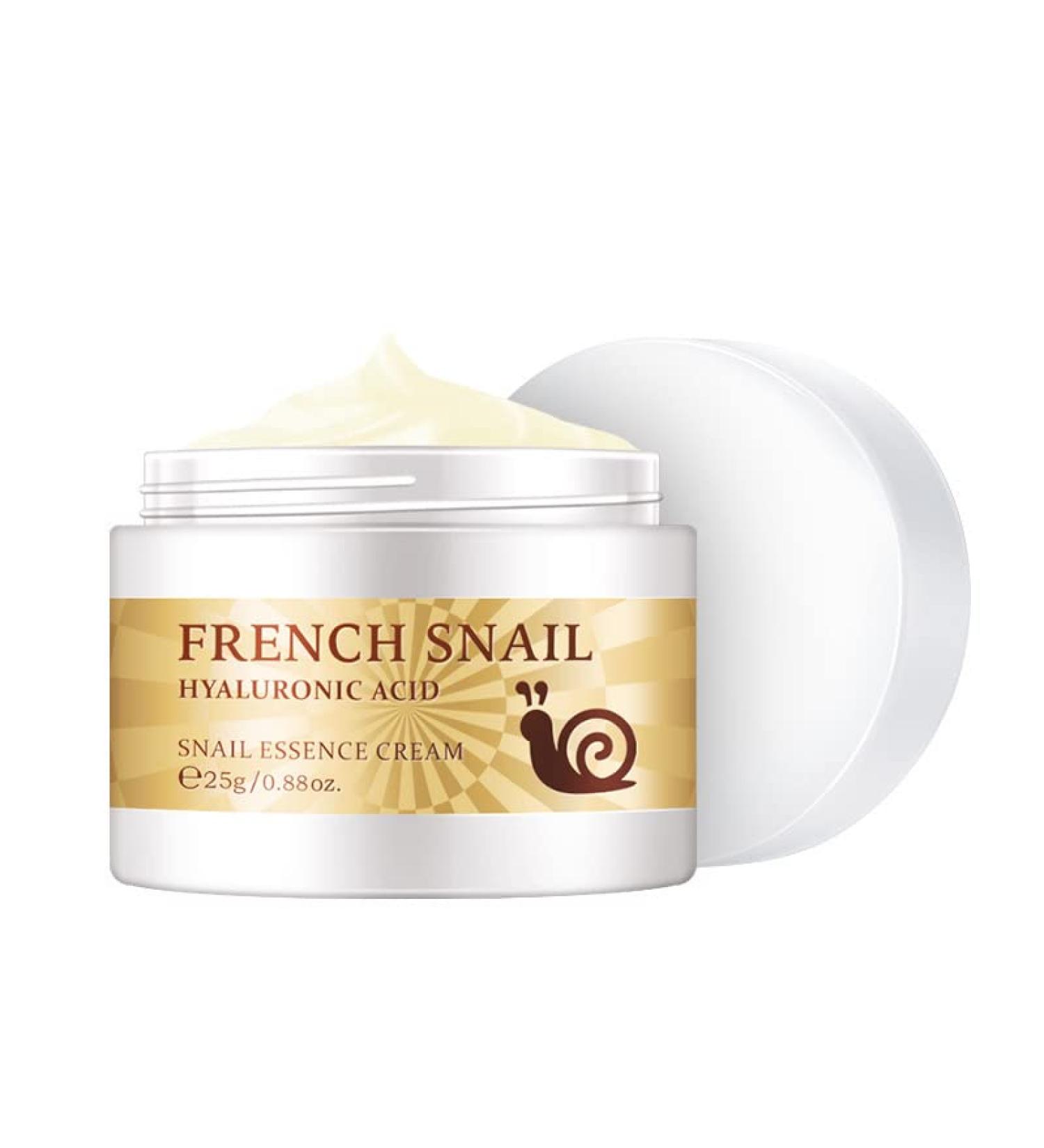 French Snail Extract Hyaluronic Acid Facial Cream - Miracle Intensive Repair 50g | Best Moisture for Hydrated Skin - Buy Online on GoSupps.com