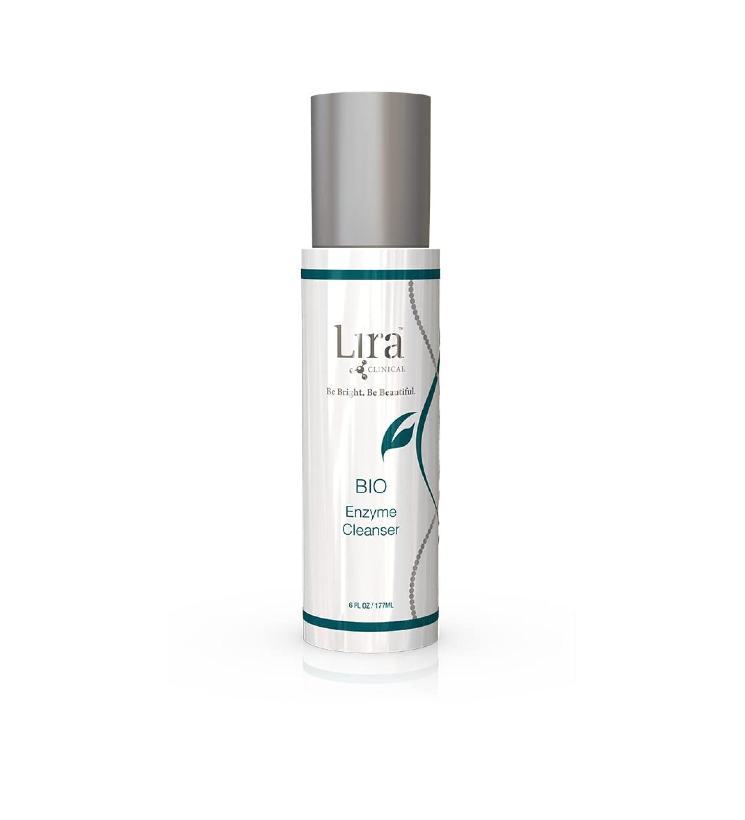 Lira Clinical Bio Enzyme Face Cleanser - 6 oz | Brightening & Anti-Aging Face Wash with Plant Stem Cells - International Shipping Available - Buy Online on GoSupps.com