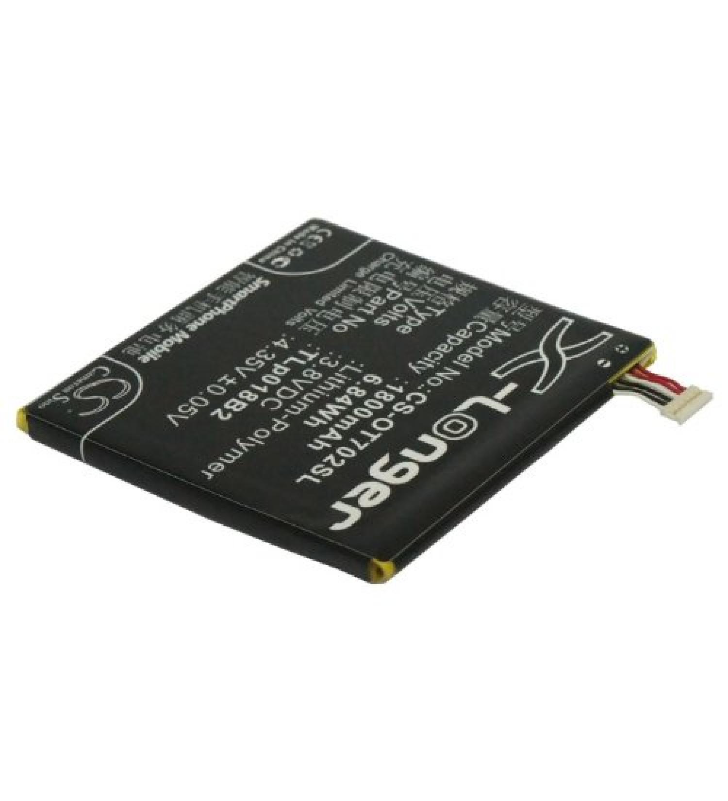 Replacement Battery for TCL P600 P606 S820 - TLp018B2 1800mAh 3.8V Compatible - Fast International Shipping - Buy Online on GoSupps.com