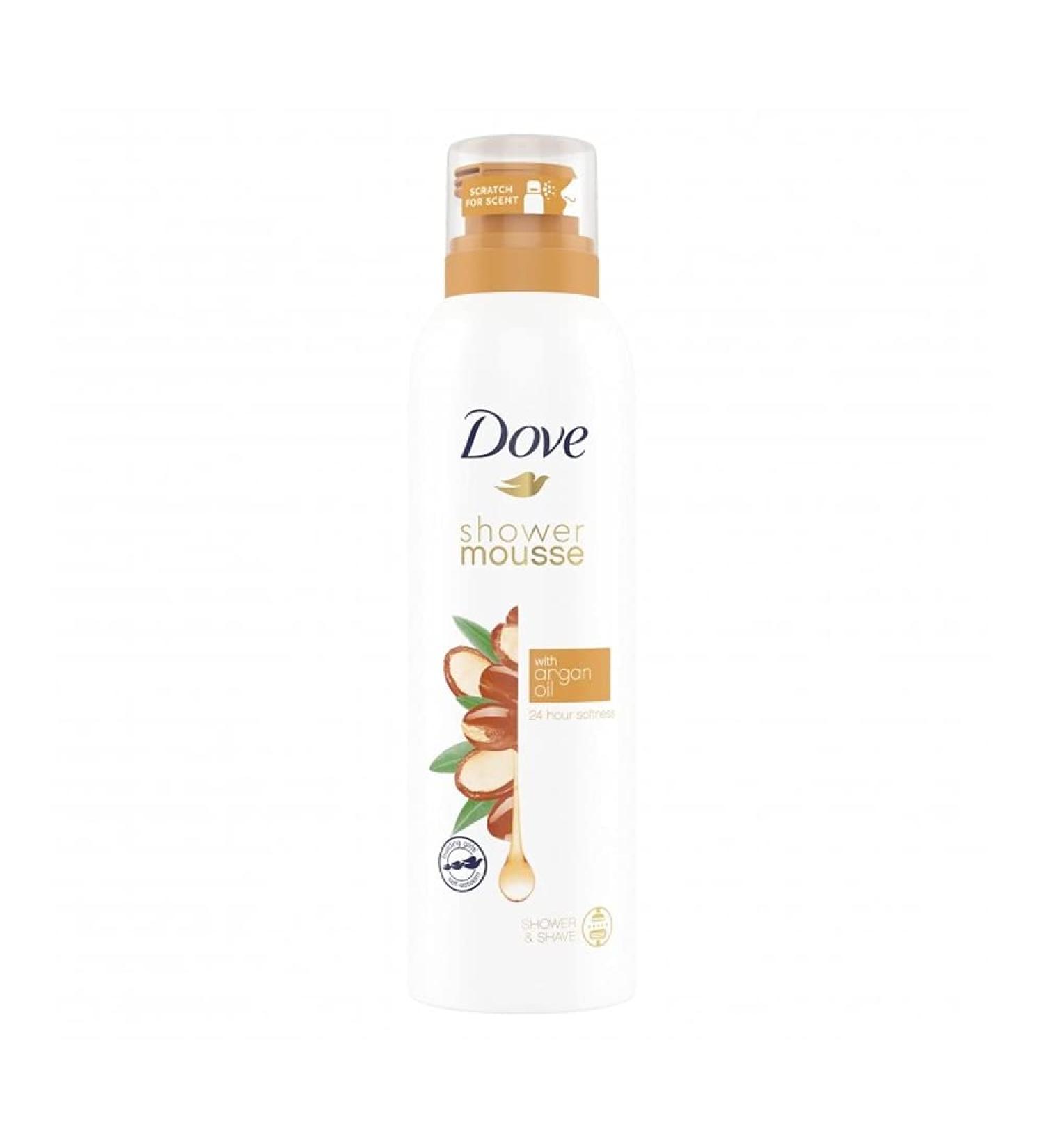  Dove Dove Argan Oil Shower Foam Set of 6 - Nourishes and nourishes the skin - 6 x 200 ml - Buy Online on GoSupps.com