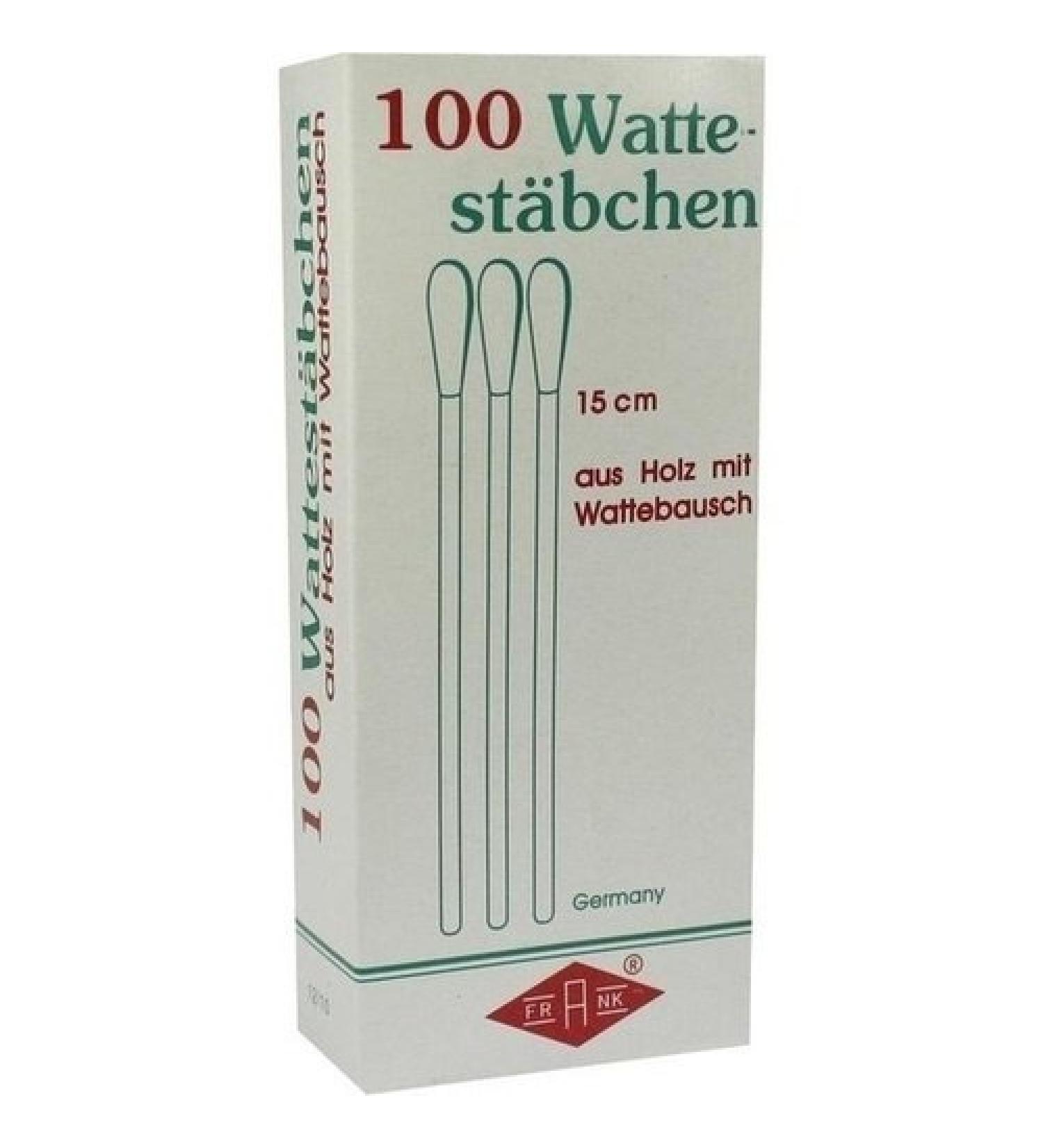 Cotton swabs wood 15 cm m.