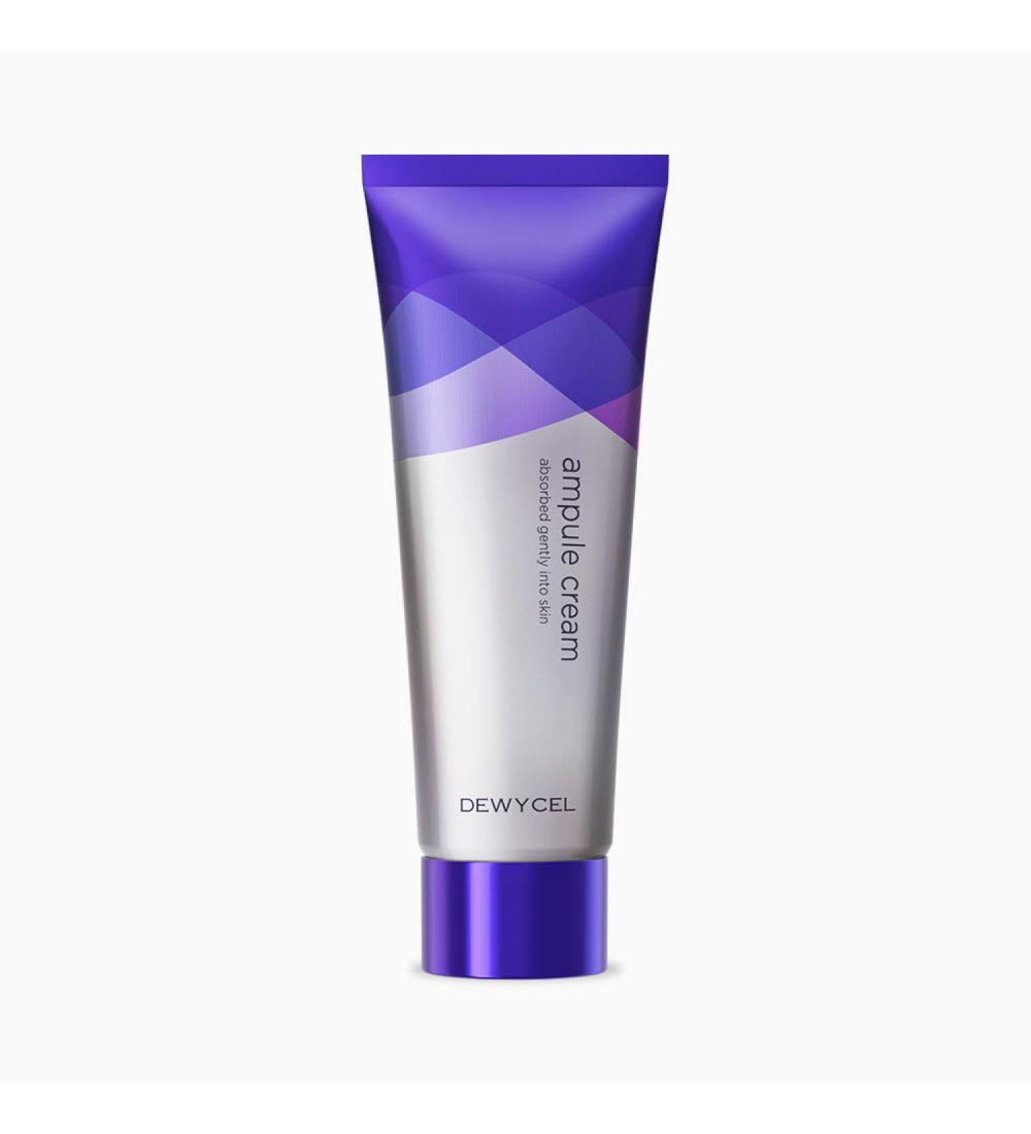 DEWYCEL AMPULE CREAM with Niacinamide Ceramide NP Hyaluronic Acid and Adenosine | Hydrating Cream for All Skin Type Non-Sticky for Glowy Skin | Korean Premium Skincare | 2.7 fl oz / 80 ml - Buy Online on GoSupps.com