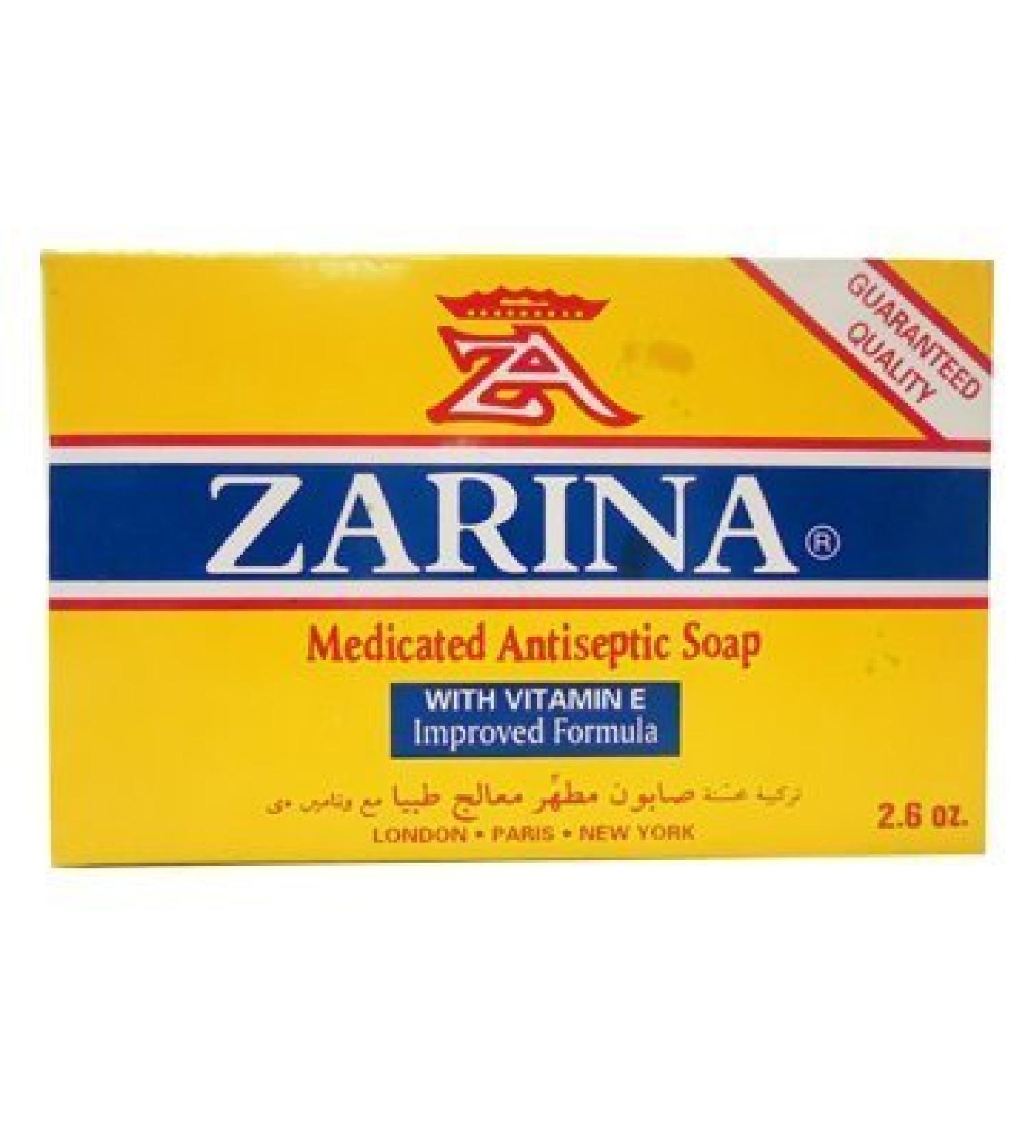 Zarina Medicated Antiseptic Soap With Vitamin E 80g