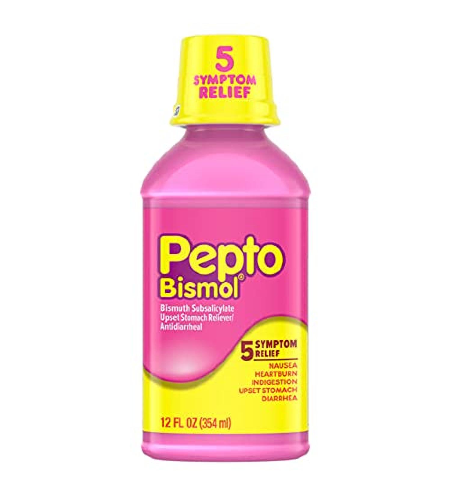PEPTO-BISMOL LIQUID 12 OZ - Buy Online on GoSupps.com