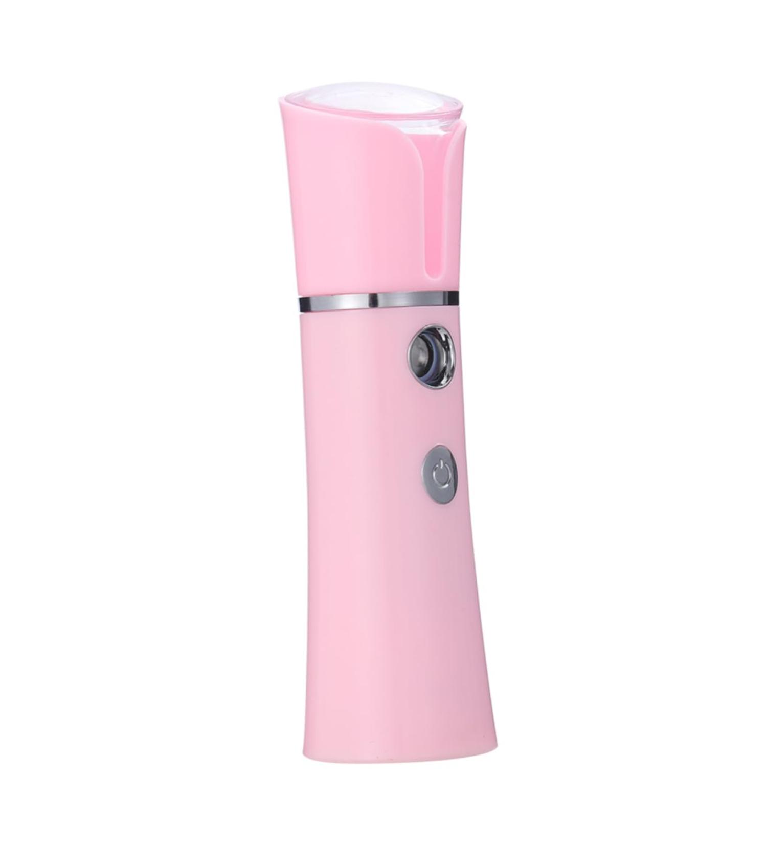 FOMIYES 1pc Spray Cold Hydrator Handheld Pink Charging Nano Evaporator Face Usb Humidifier 14.1x2.6cm Pink - Buy Online on GoSupps.com