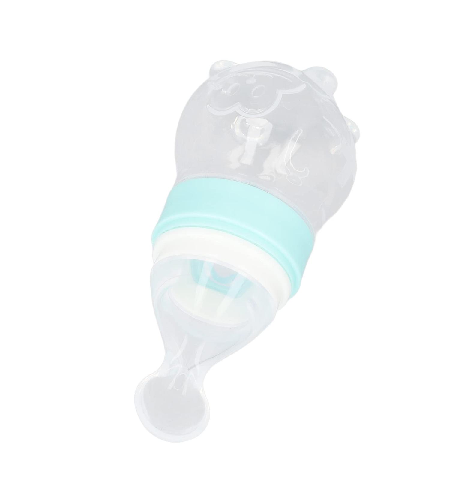 Detachable Multifunction Baby Bottle Food Feeder with Spoon for Cereal & Water - Buy Online on GoSupps.com