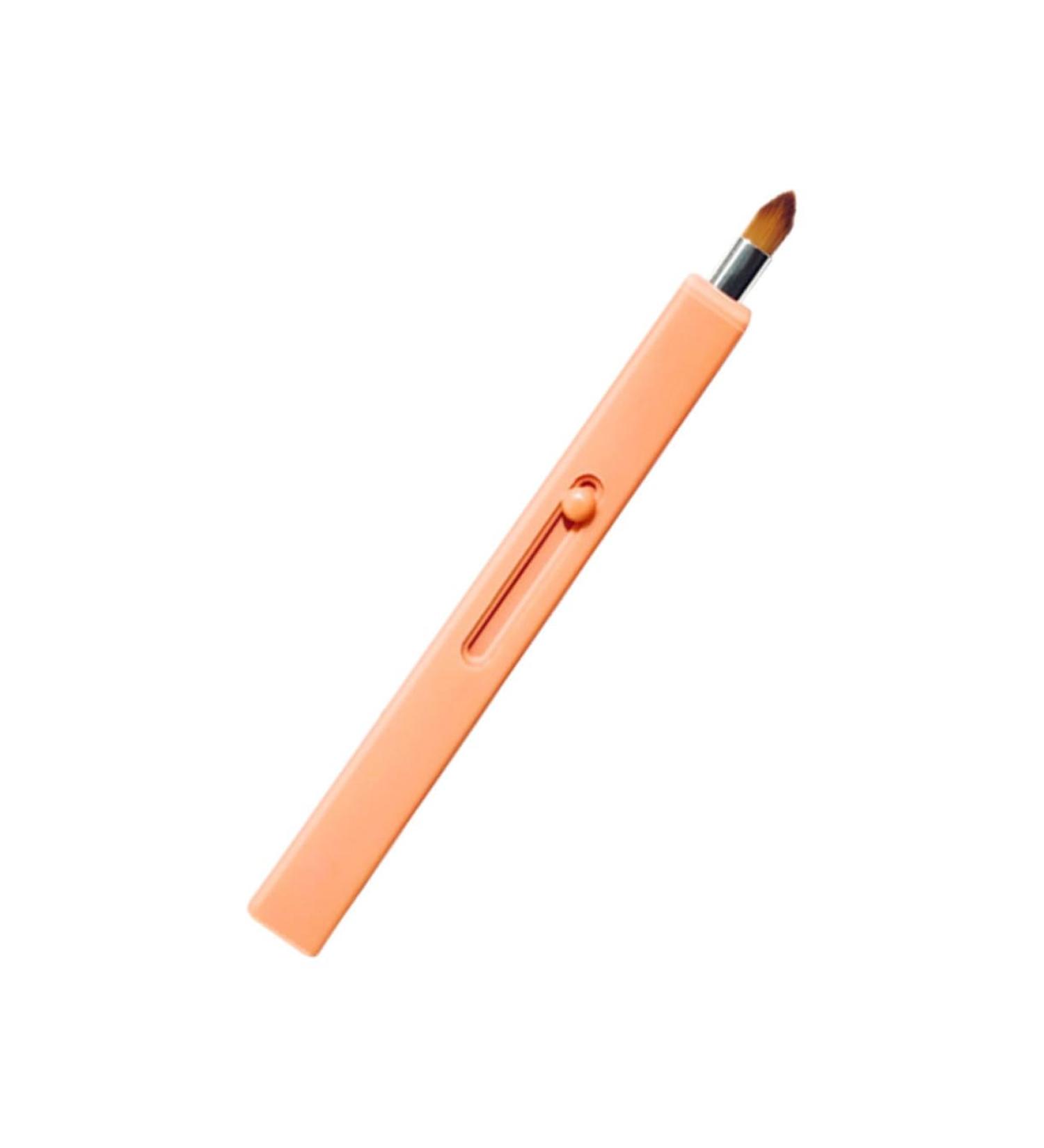 Ipetboom 1pc Retractable Lip Brush Lip Tint Brush Eyeshadow Portable Lipstick Applicator Makeup Brush Eyeshadow Foundation Brush Cosmetic Plastic Lip Gloss Travel - Buy Online on GoSupps.com