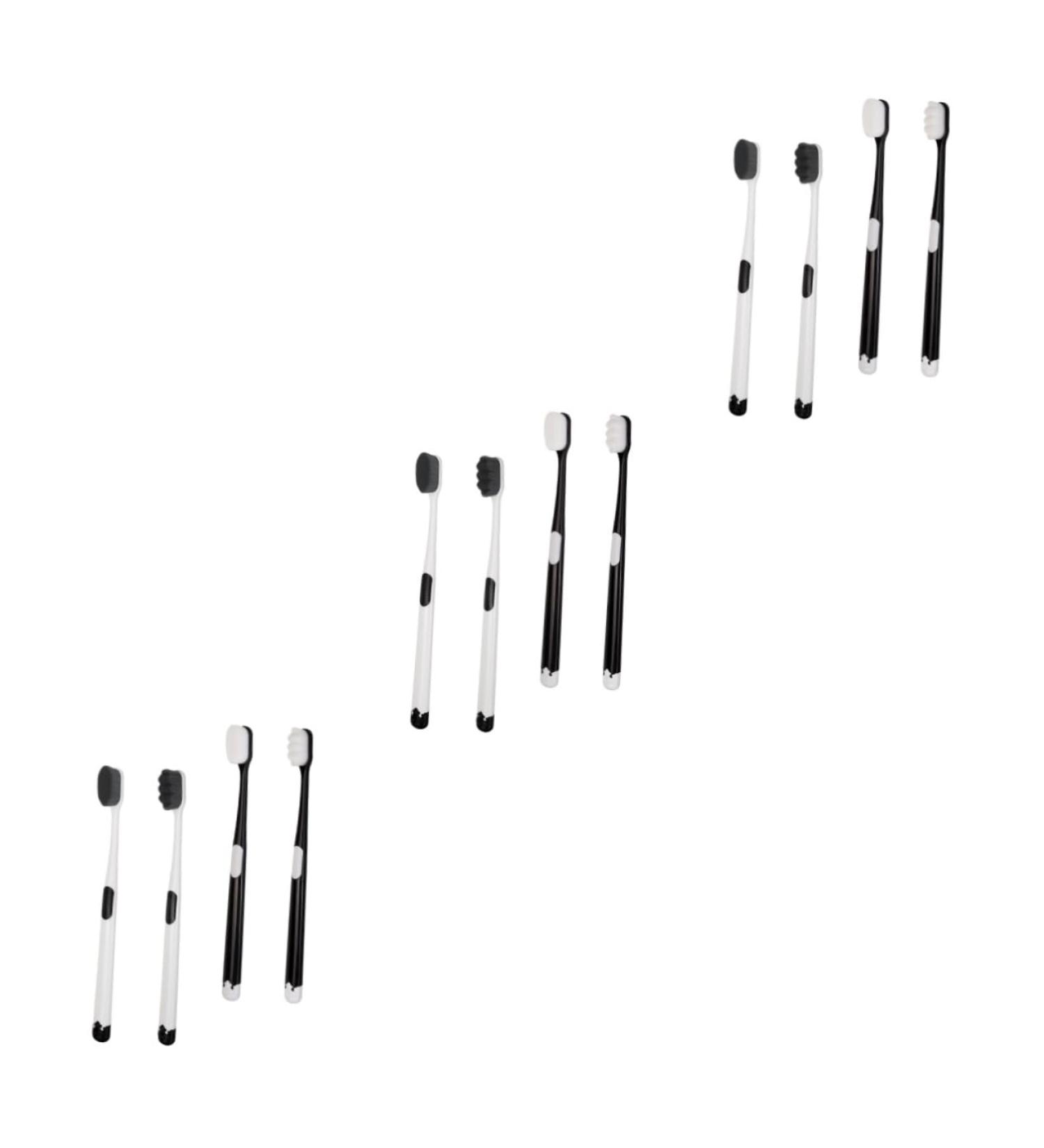 Minkissy 12 Pcs Wan Gen Wan Toothbrush Set - Deep Cleaning Adult Toothbrushes for Gums - Bulk Purchase Available - Buy Online on GoSupps.com