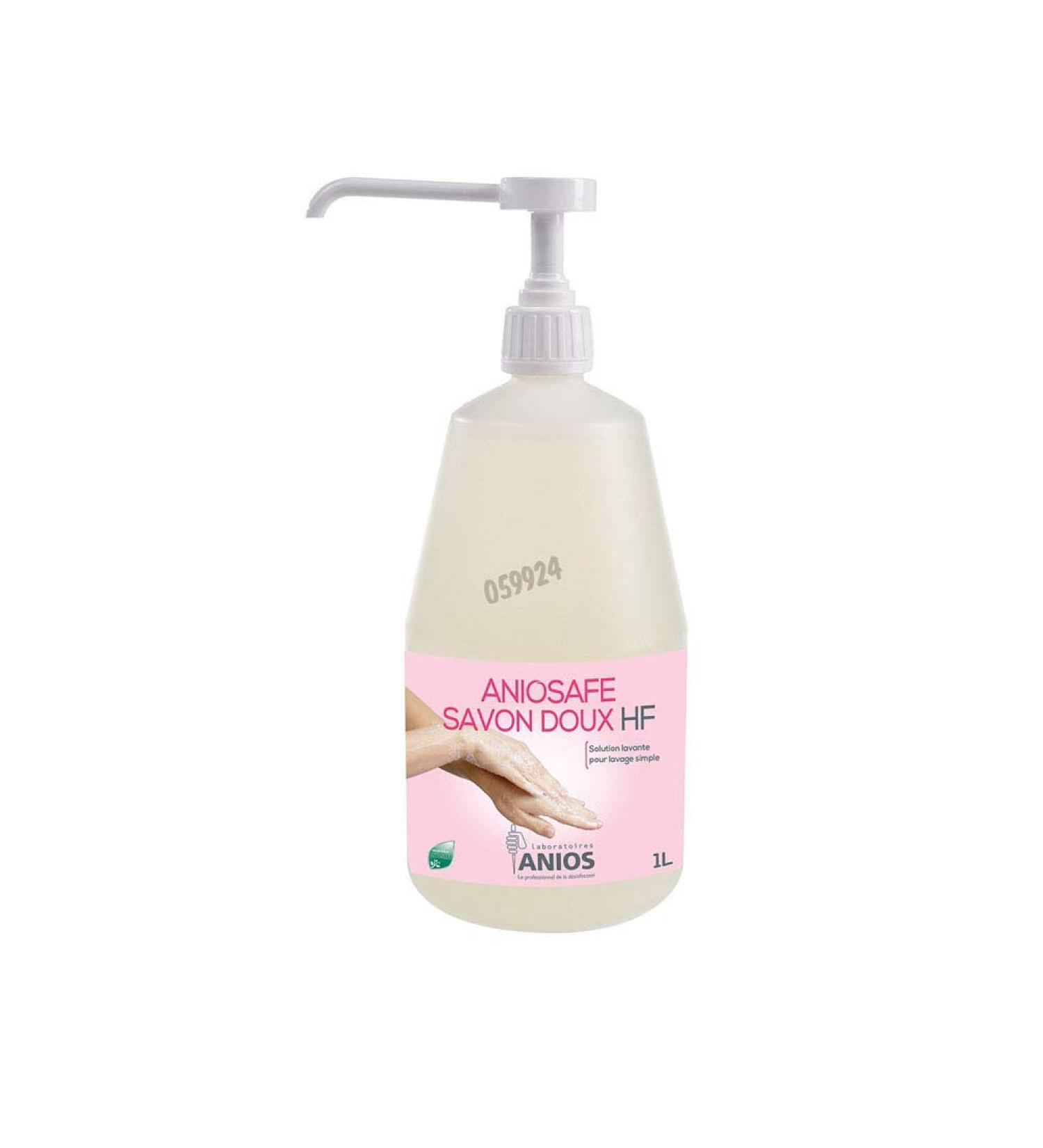 Anios Anios 1918229VB HF Aniosafe Gentle Soap 1L Pump Bottle