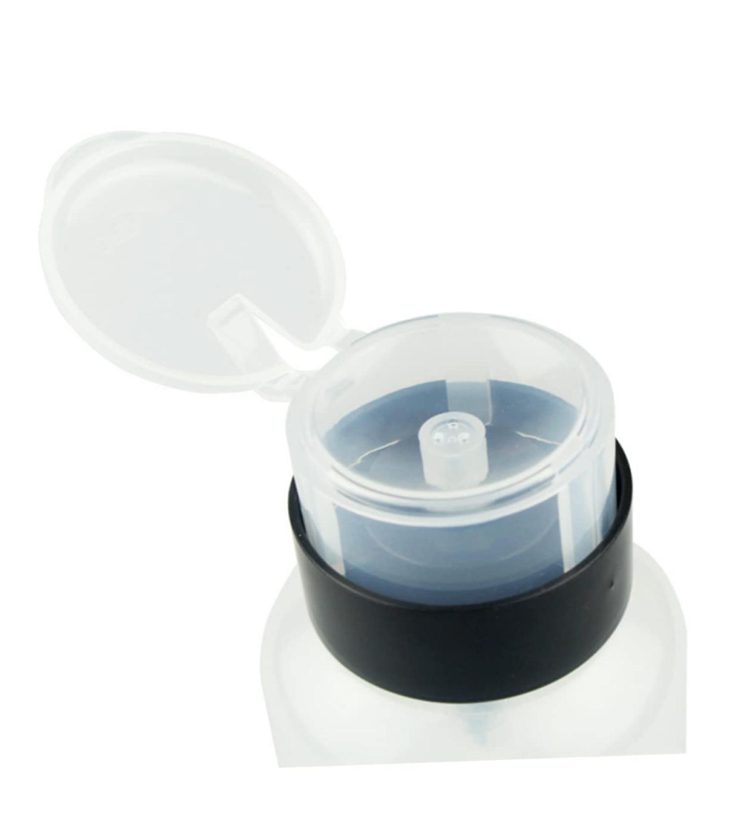 FRCOLOR Water Bottle Water Dispenser Nail Storage Makeup Containers Press Down Liquid Pump Dispenser Press Down Lockable Remover Bottle - Buy Online on GoSupps.com