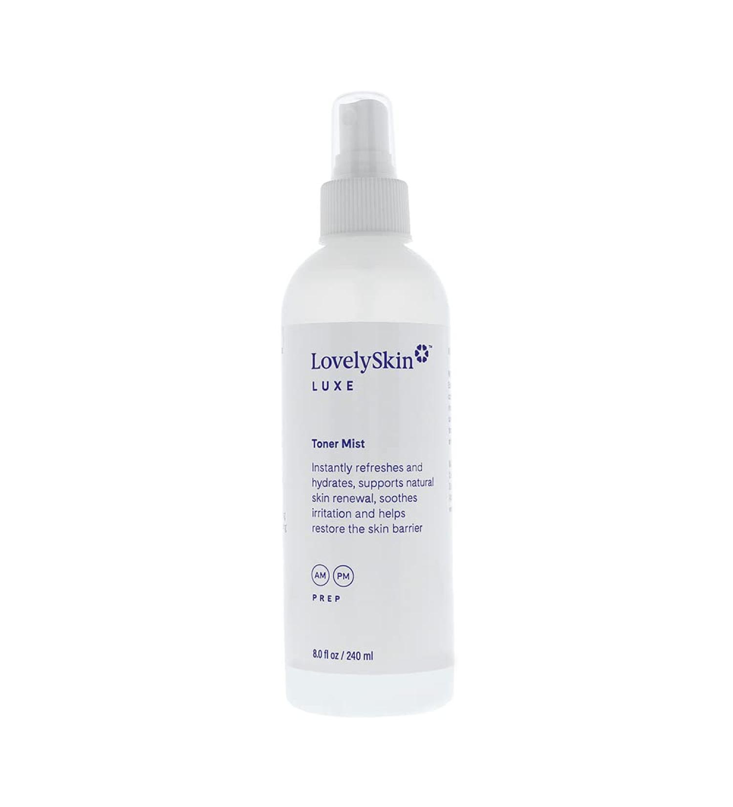 LovelySkin Luxe Toner Mist | Anti-Aging Vitamin C Facial Spray - 8 oz | International Shipping - Buy Online on GoSupps.com