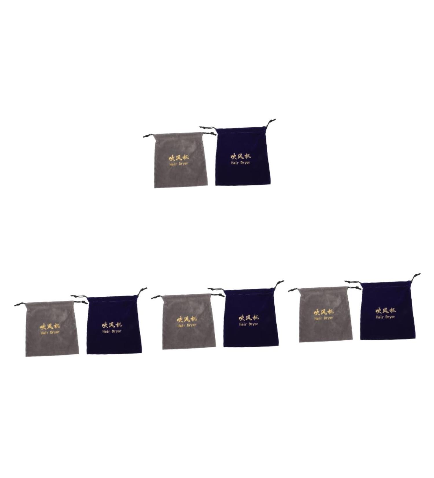 FOMIYES 8 Pcs Storage Bag Duffle Bag for Travel Hair Blower Pouch Hair Dryer Bag Jewelry Hair Dryer Supplies - Buy Online on GoSupps.com