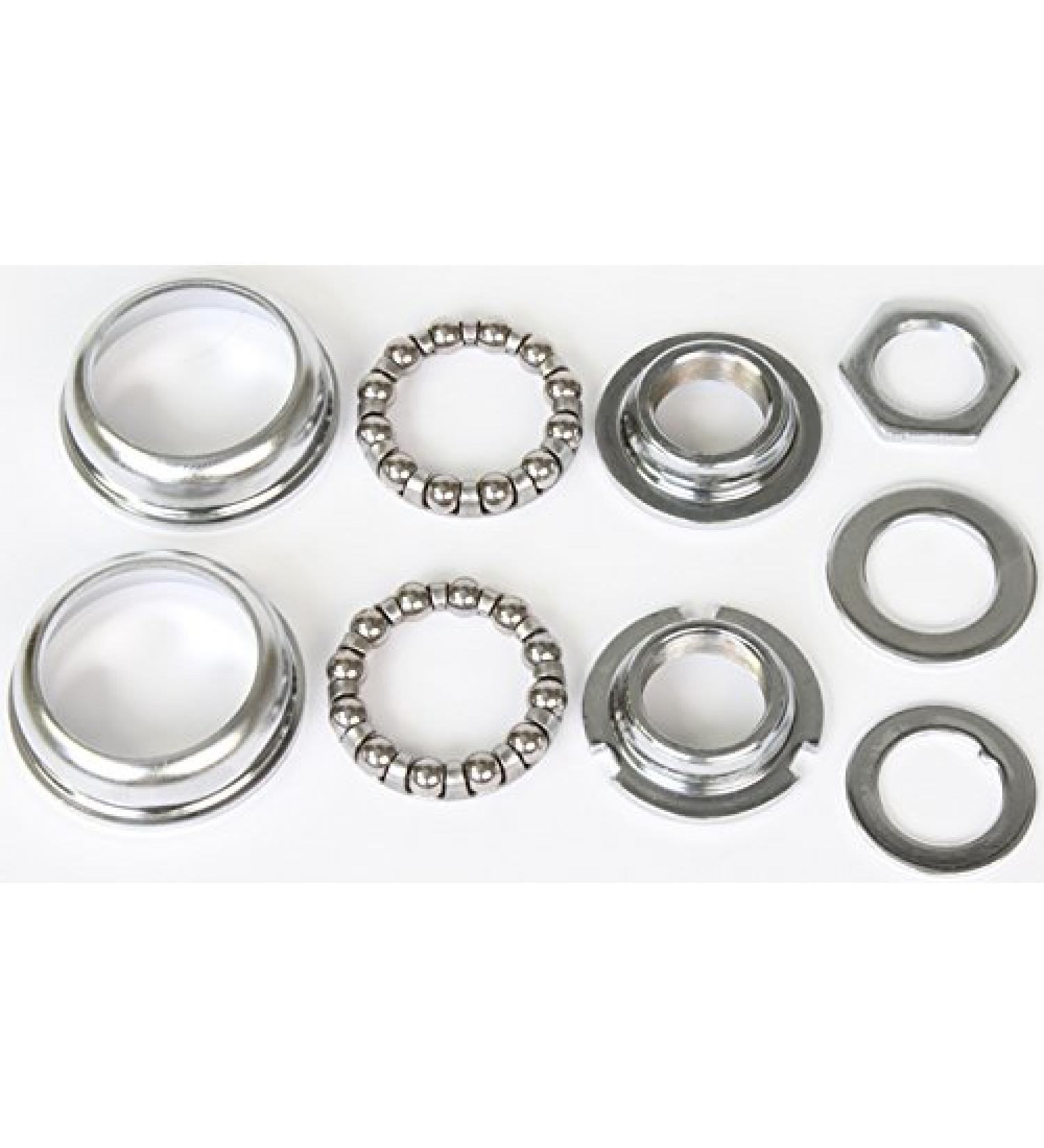SUNLITE Bottom Bracket Set Silver 24 TPI / 65mm