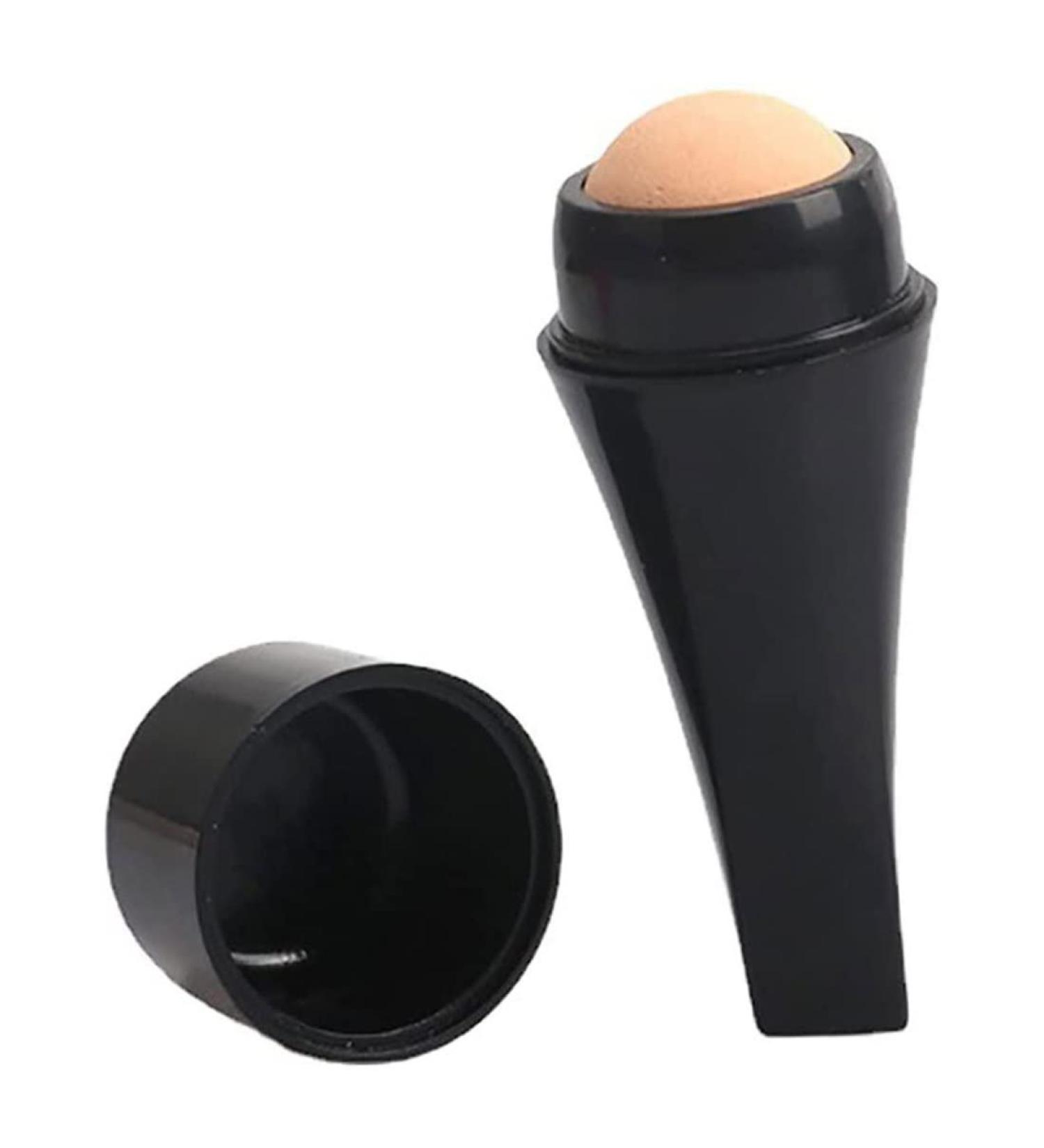 Oil Absorbing Roller - Natural Volcanic Stone Facial Oil Control Stick Mini Massager | Best for Oily Skin - Buy Online on GoSupps.com