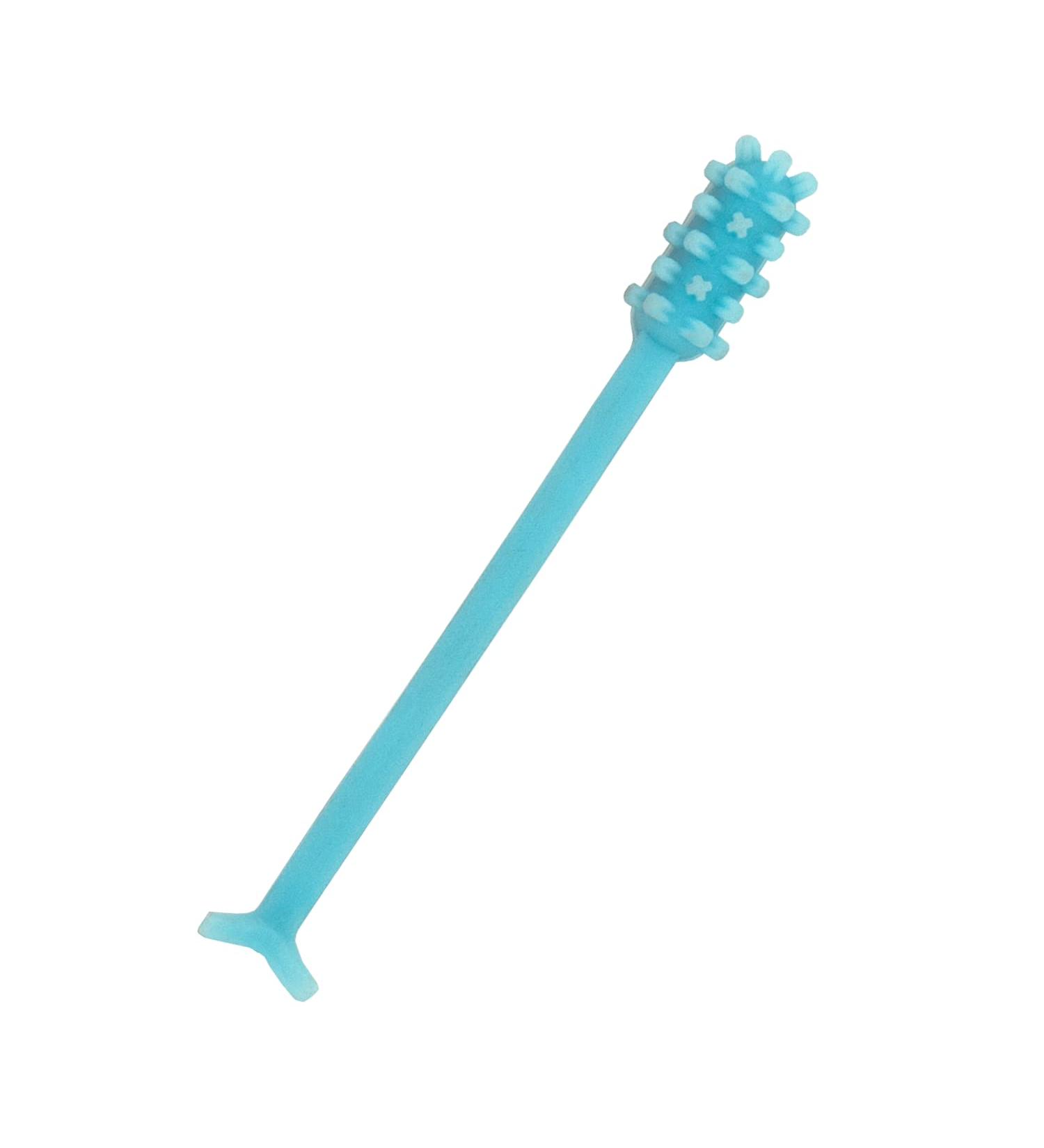 Denture Dart V2 - Adhesive Removing Toothbrush (Blue) - Buy Online on GoSupps.com