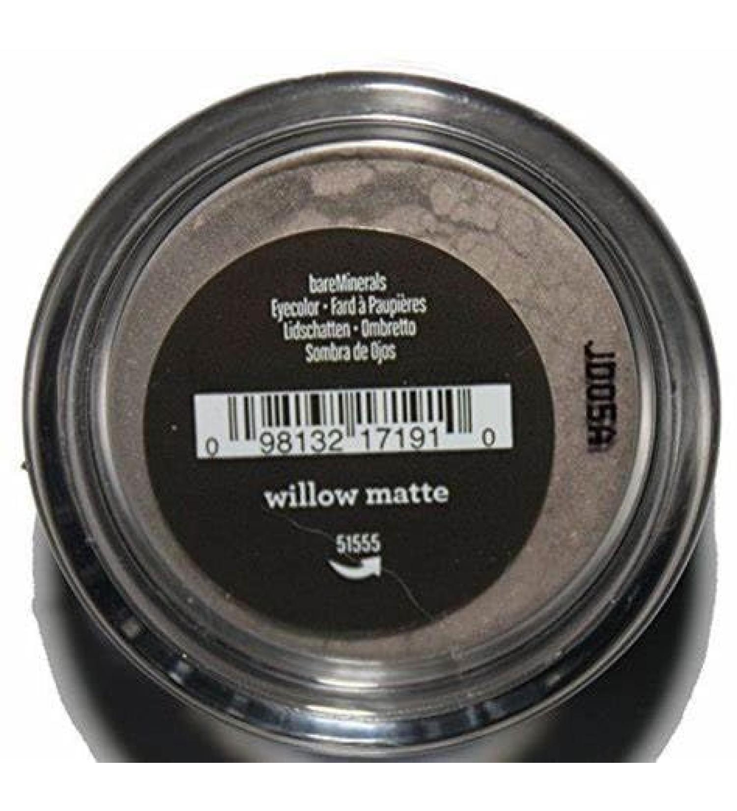 WILLOW MATTE Loose Powder Minerals Eye Shadow 0.02 oz / .57 g essential for your Bare eye make up