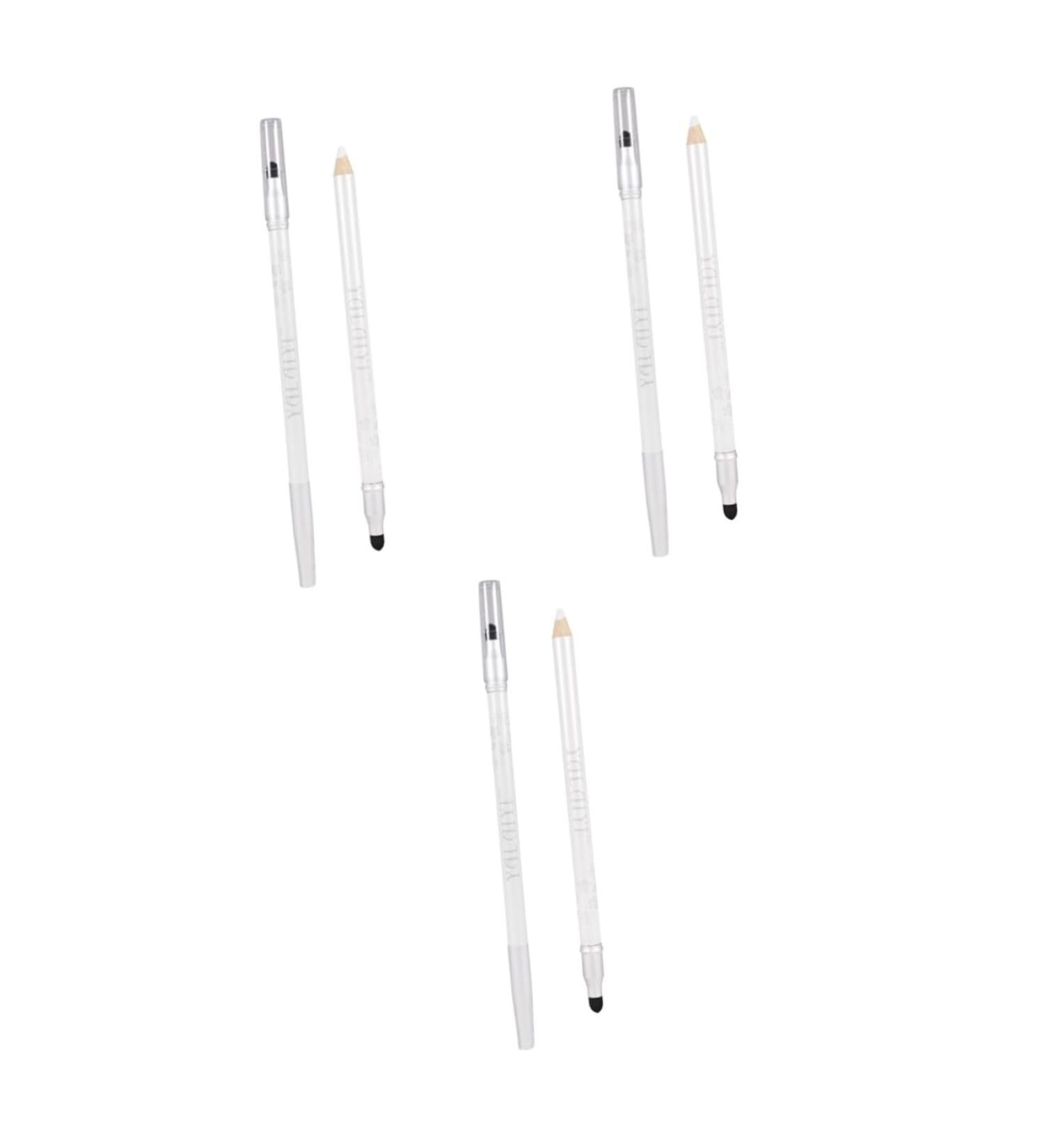Didiseaon 3pcs Lying Silkworm Pen Double Head Eye Shadow Pen Eye Shadow Pencil No Smudge Makeup mediumx3pcs Whitex3pcs - Buy Online on GoSupps.com
