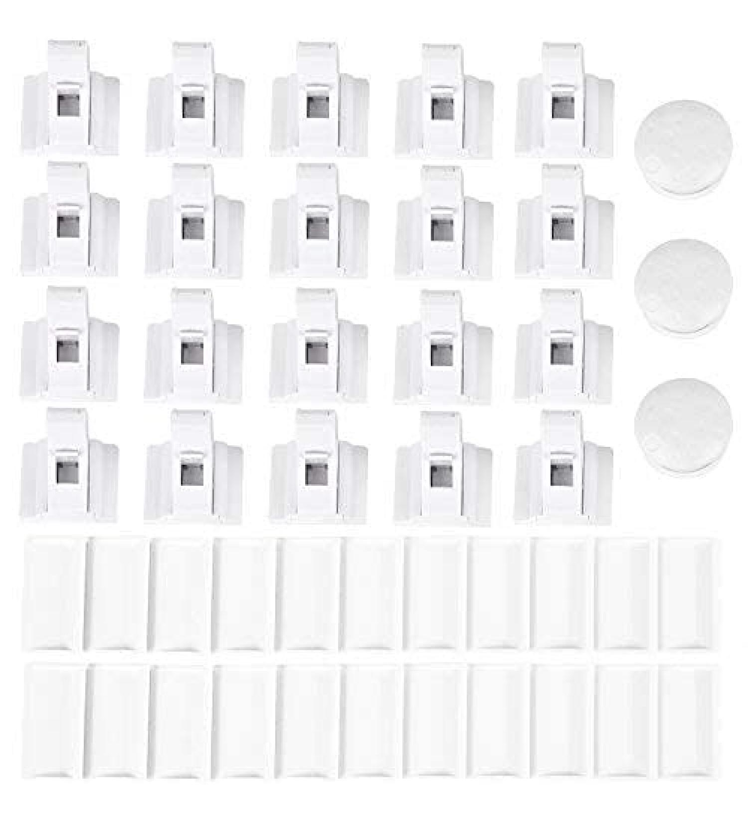 Magnetic Child Safety Cabinet Locks - 20 Lock + 3 Key for Baby Proofing Cabinets, Drawers and Locking Cupboard, Easy Install for Toddler and Childproof with Adhesive Latch, No Tools or Drill