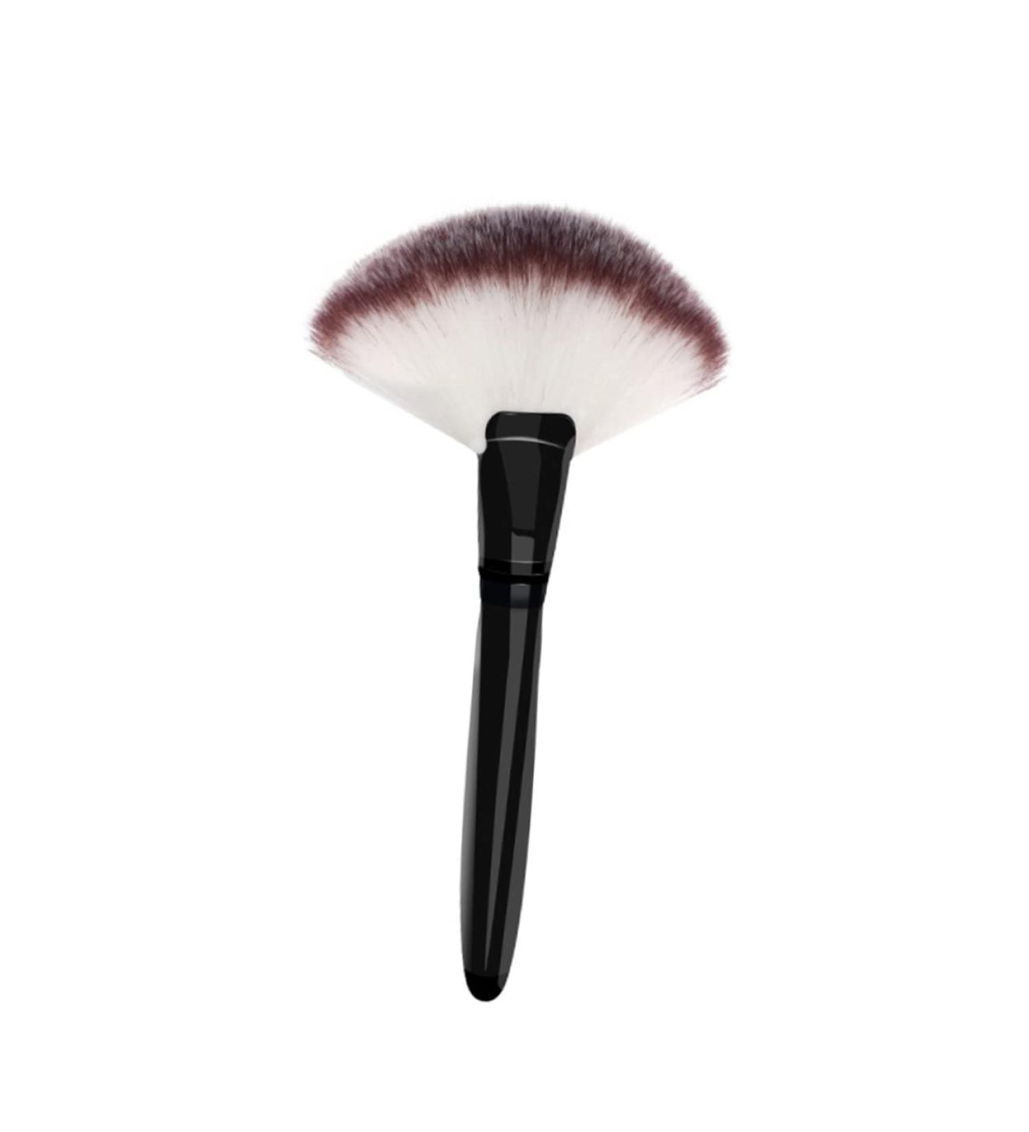 minkissy Foundation Brush Makeup Brush Wood Handle Brush Large Cosmetics Sector Wooden - Buy Online on GoSupps.com