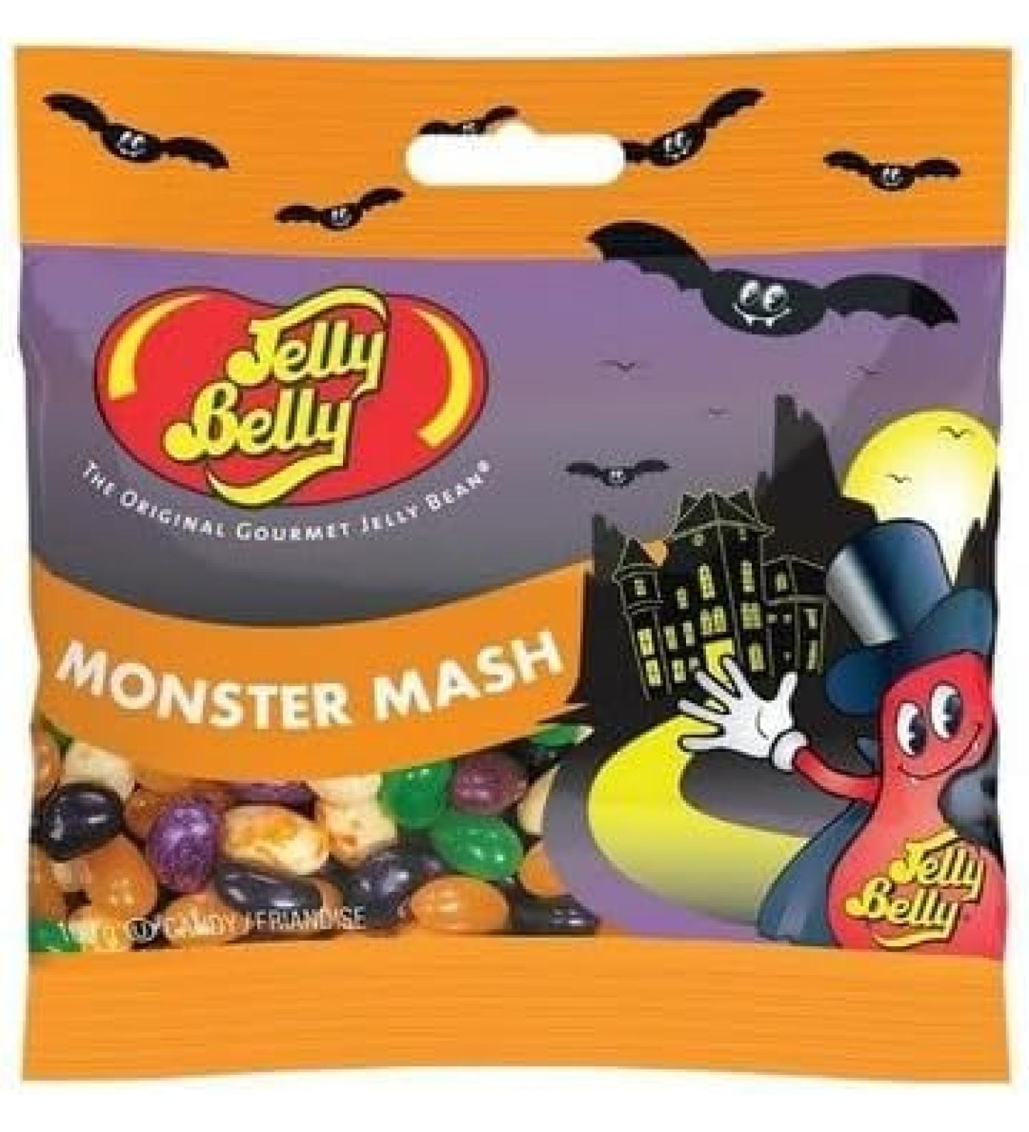 Jelly Belly Monster Mash Jelly Beans (Pack of 1) - Halloween Candy Assortment Gourmet Jelly Beans Variety Pack Trick or Treat Snacks Party Favors and Gifts Spooky Themed Candy Mix Gluten-Free and Peanut-Free Perfect for Halloween Parties Candy Bowls and G - Buy Online on GoSupps.com