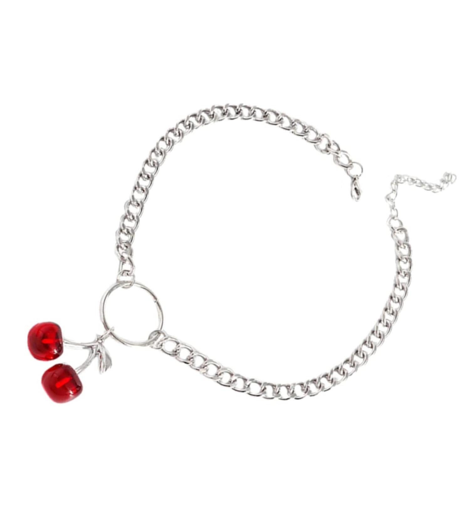 CALLARON Cherry Chain Necklace 1pc Cherry Necklace Friendship Necklace Necklaces Jewelry Neck Chain Cold Wind Present - Buy Online on GoSupps.com