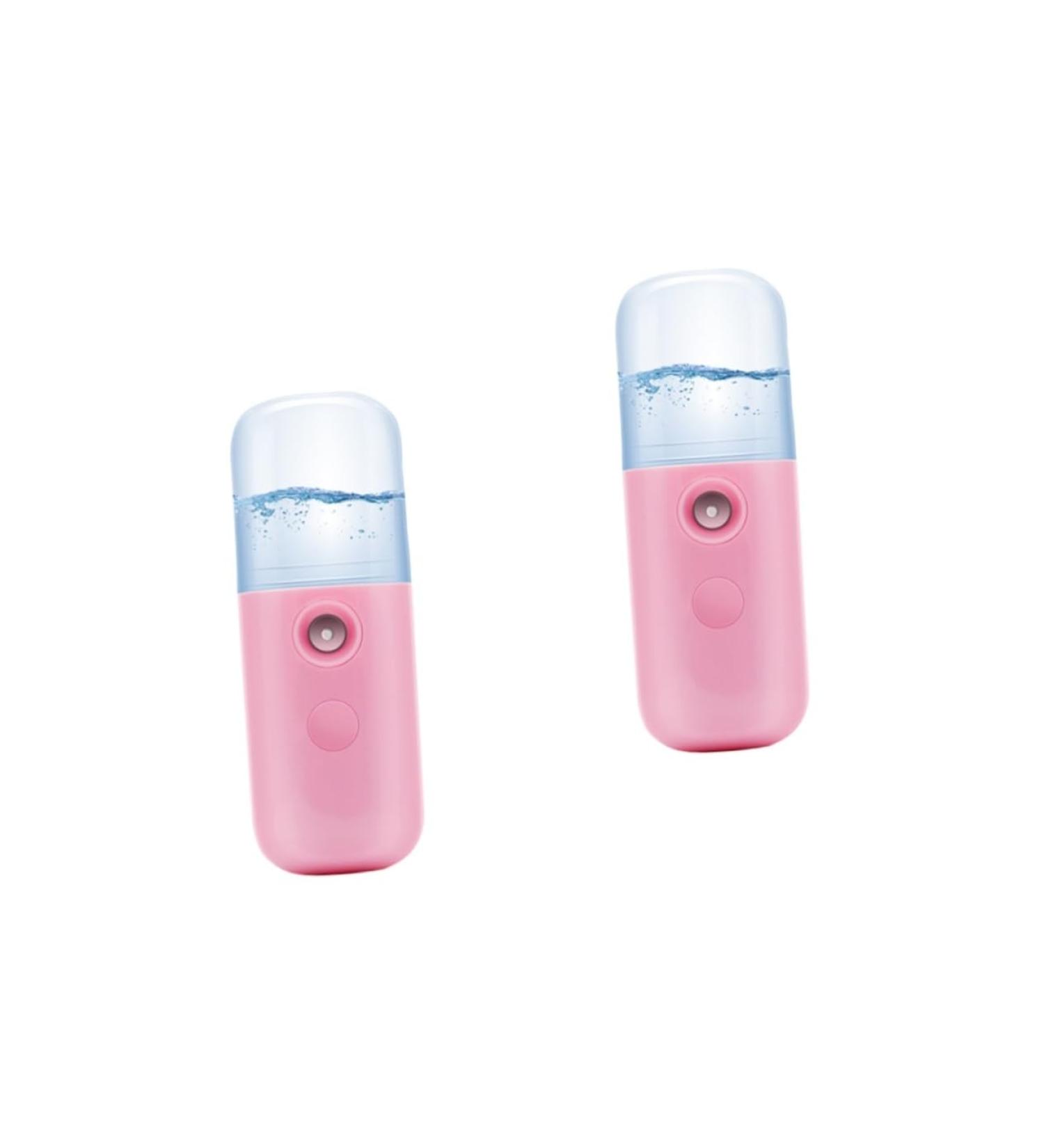 HAPINARY 2pcs Handheld Spray Device Face Steamer Steamer for Face Air Humidifier Makeup Device Pink - Buy Online on GoSupps.com
